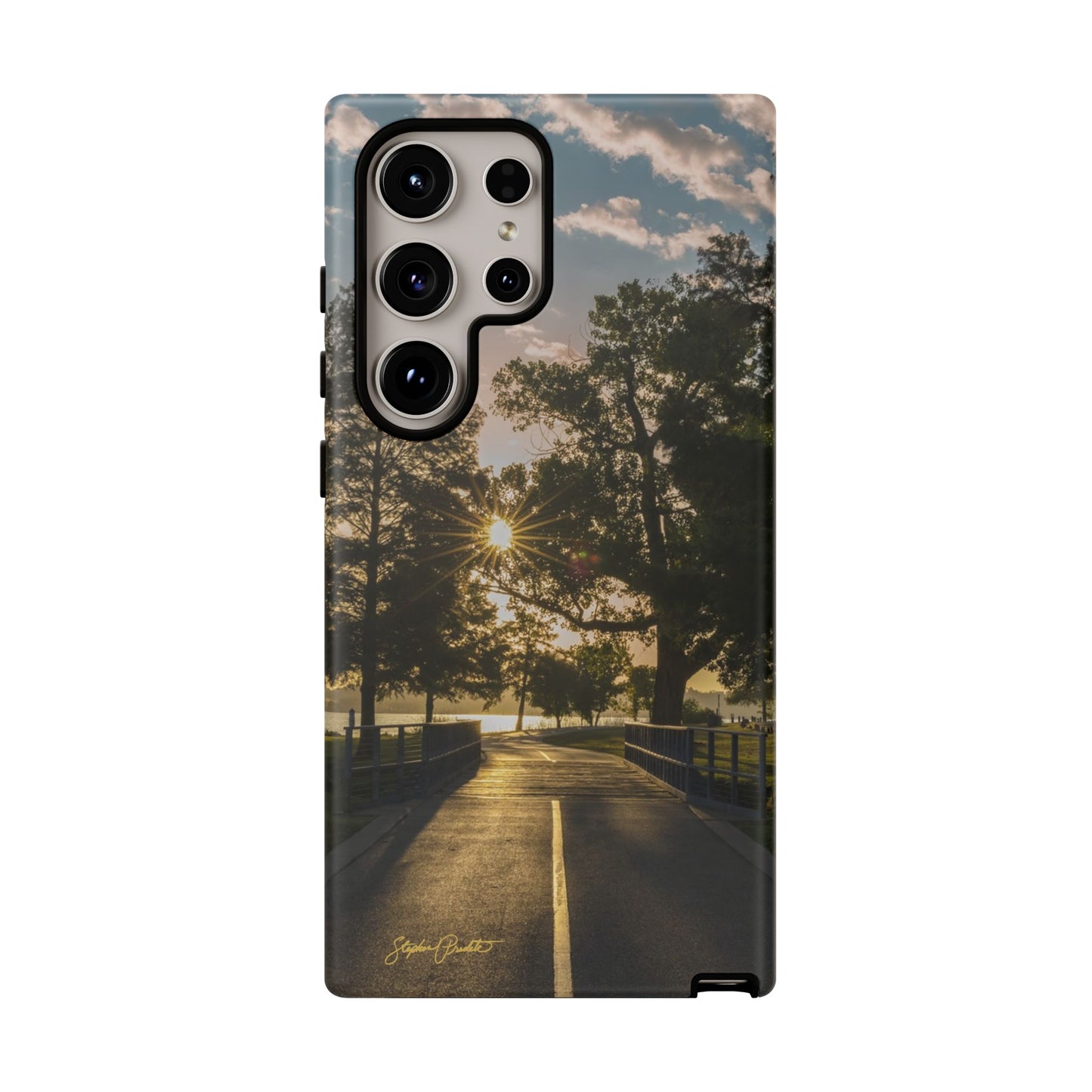 Phone Tough Case - Sunrise on the Running Path at White Rock Lake