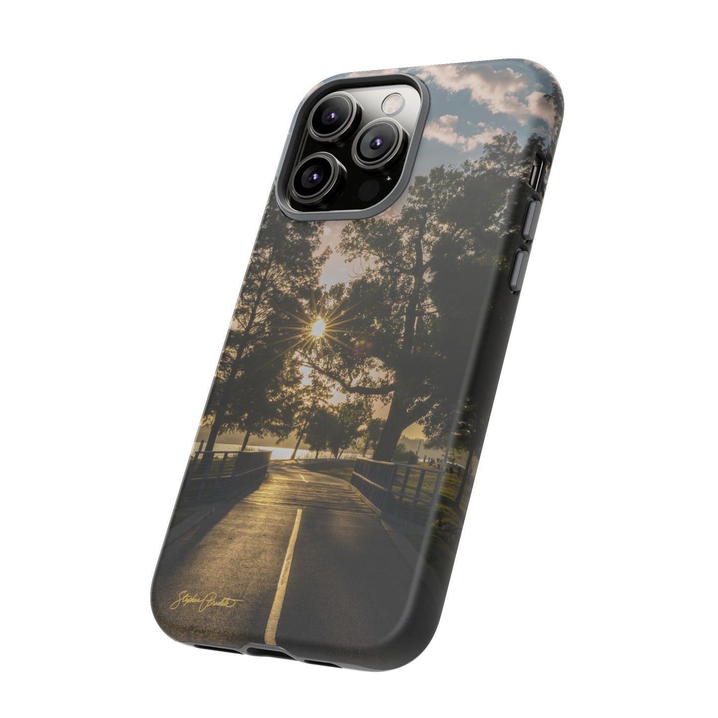 Phone Tough Case - Sunrise on the Running Path at White Rock Lake