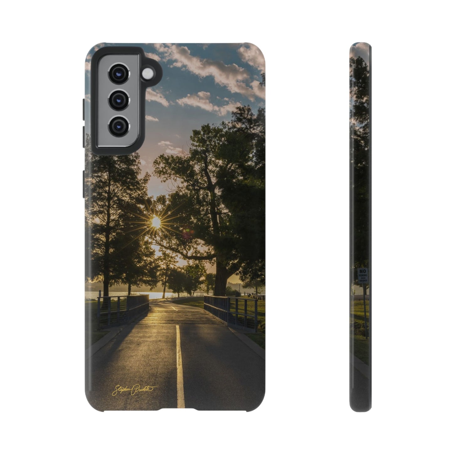 Phone Tough Case - Sunrise on the Running Path at White Rock Lake