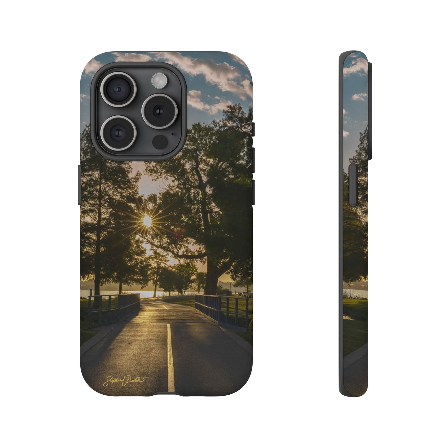 Phone Tough Case - Sunrise on the Running Path at White Rock Lake