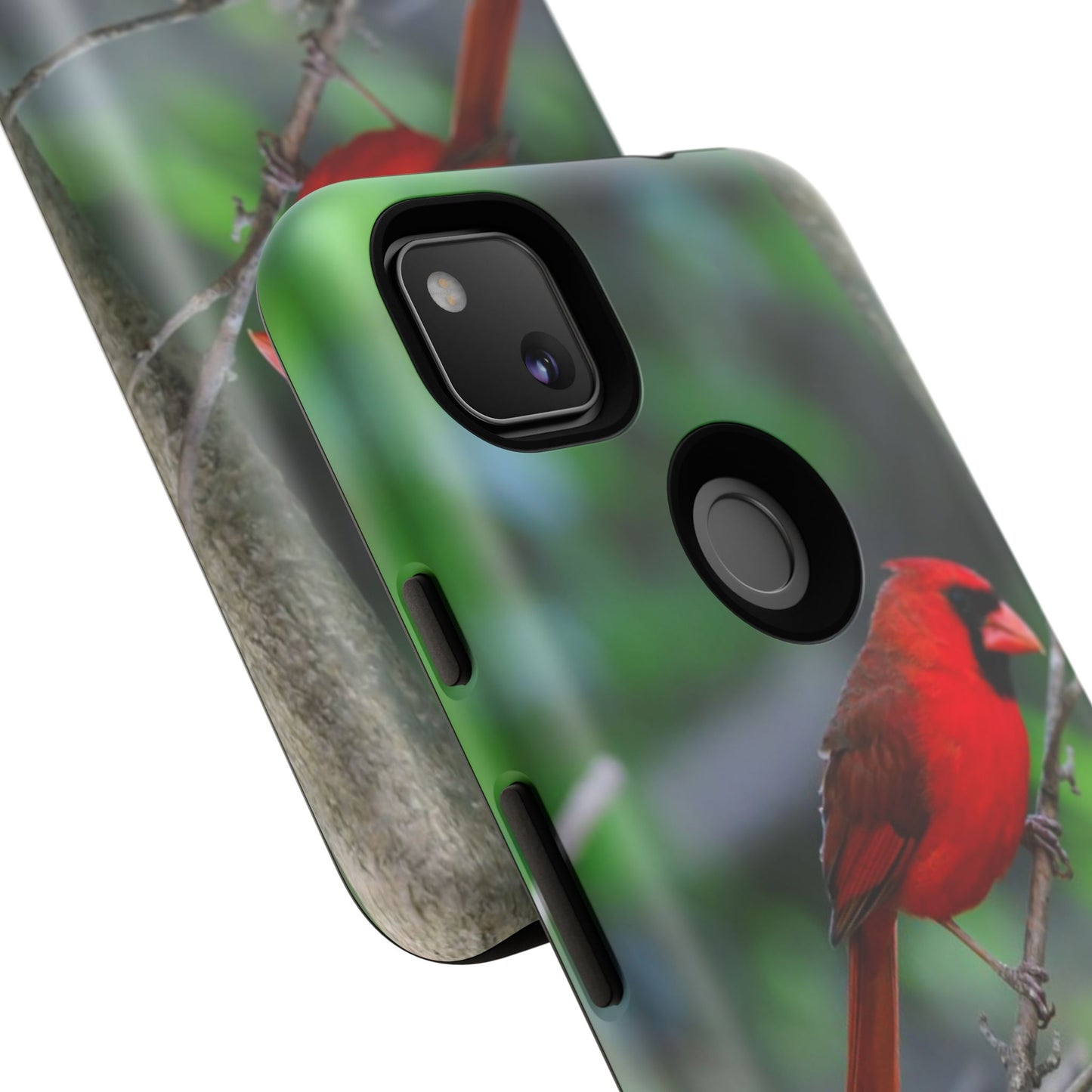 Phone Tough Case - Northern Cardinal 2 with Verse Psalm 30:11