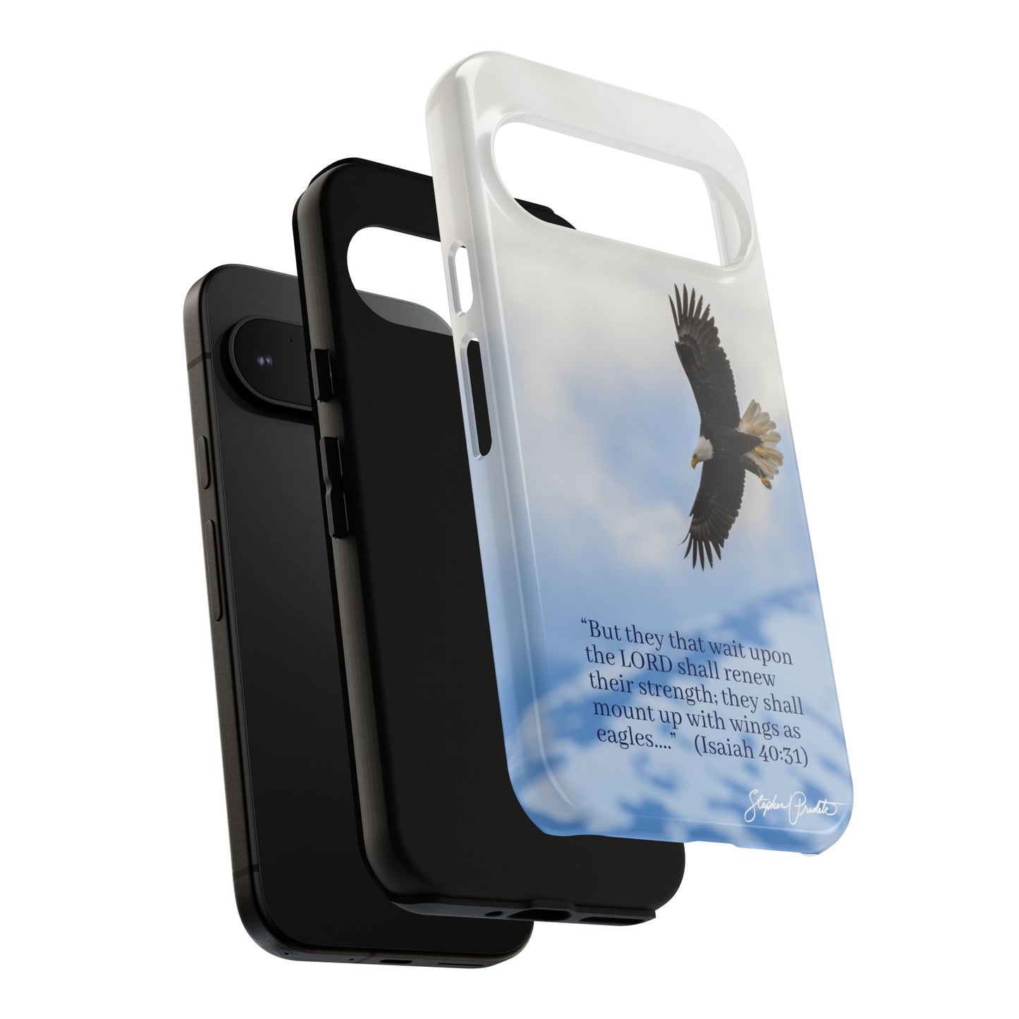 Phone Tough Case - Eagle Soaring in Alaska with Isaiah 40:31