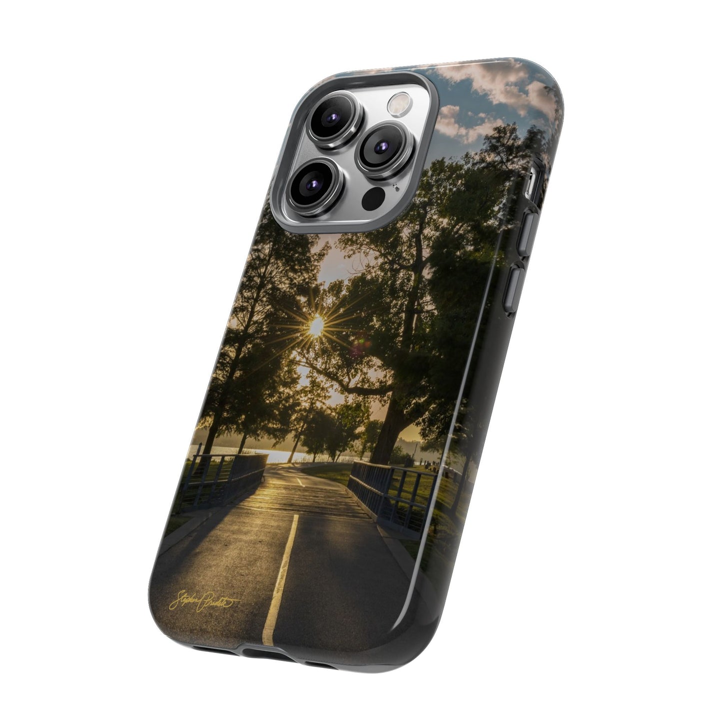 Phone Tough Case - Sunrise on the Running Path at White Rock Lake