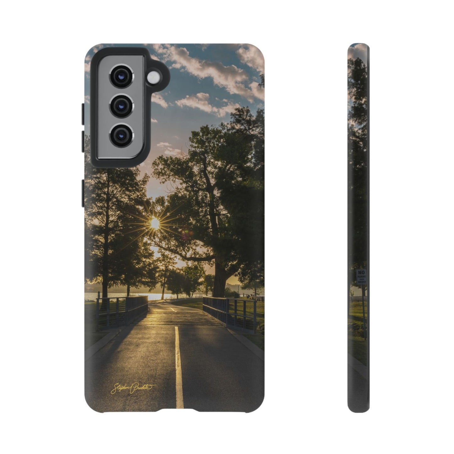 Phone Tough Case - Sunrise on the Running Path at White Rock Lake