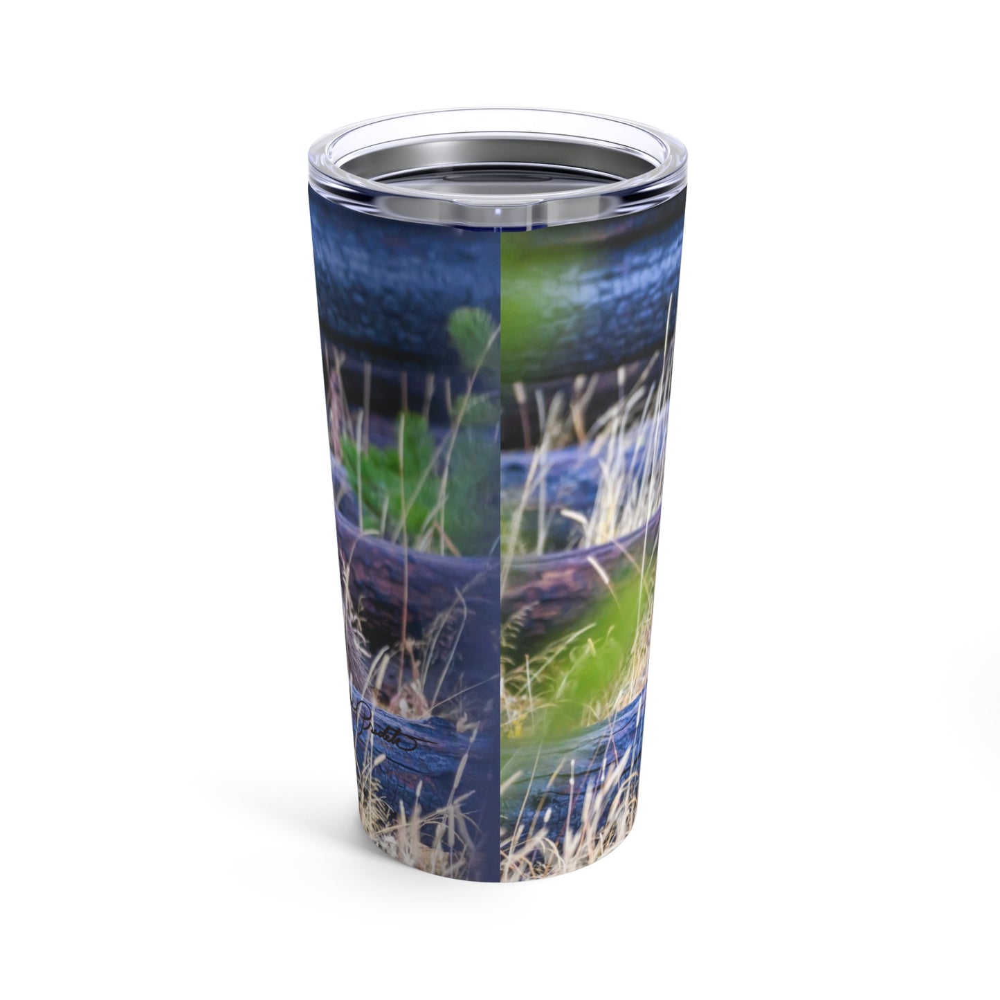 Tumbler 20oz - Grizzly Bear Stare Photo