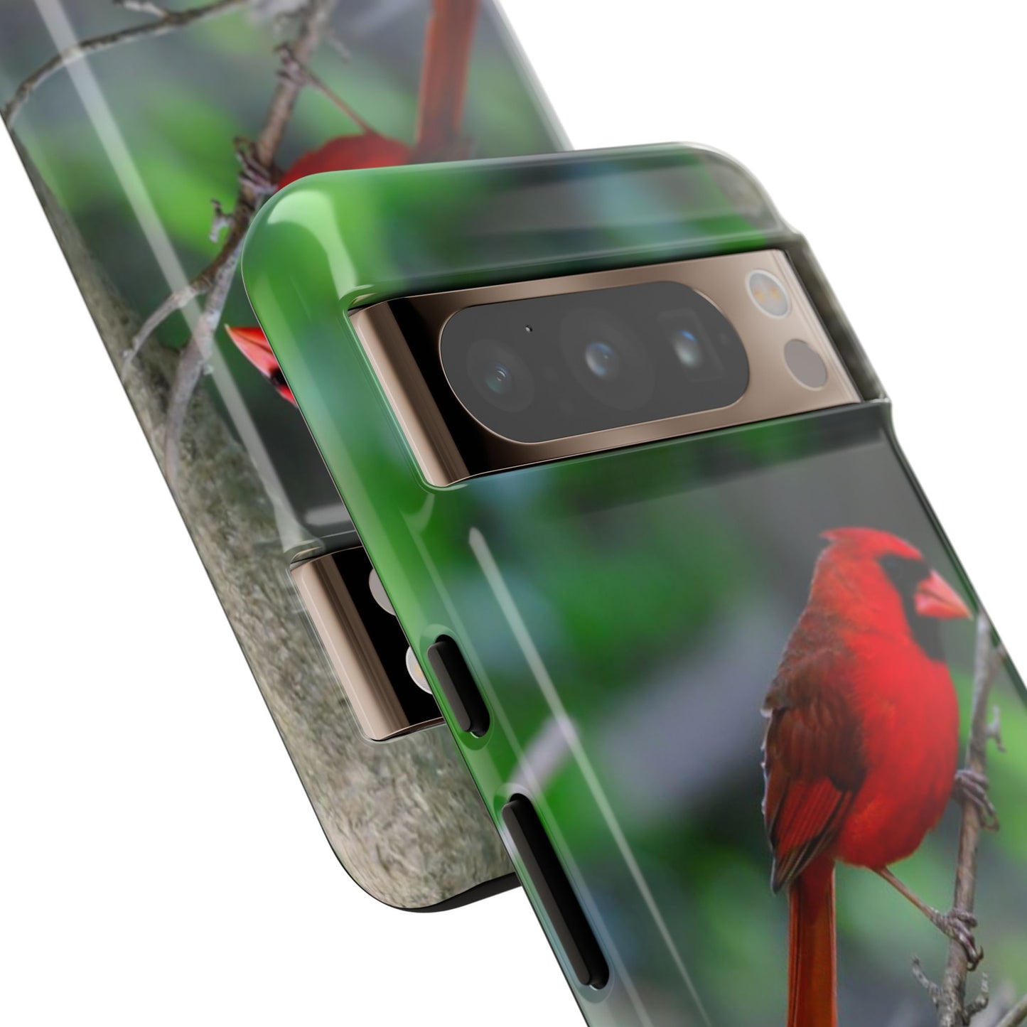 Phone Tough Case - Northern Cardinal 2 with Verse Psalm 30:11