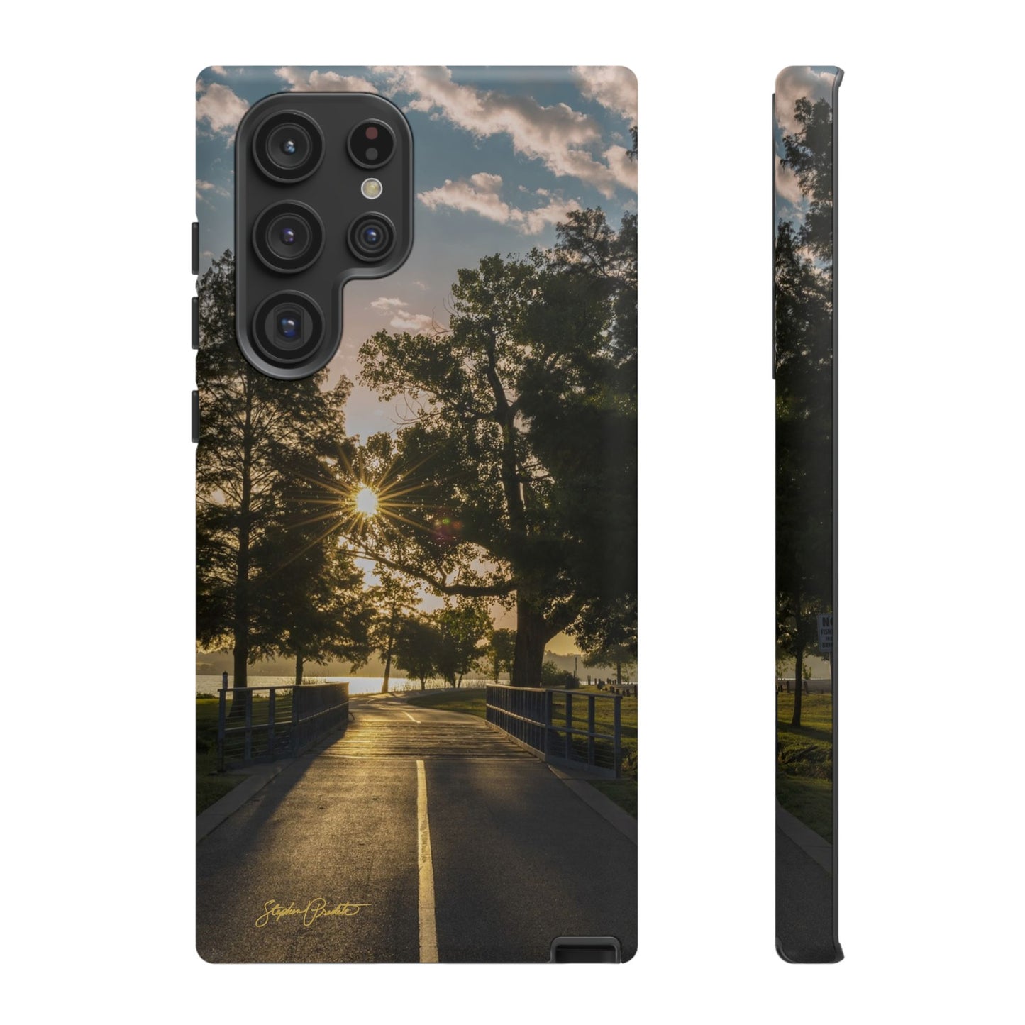 Phone Tough Case - Sunrise on the Running Path at White Rock Lake