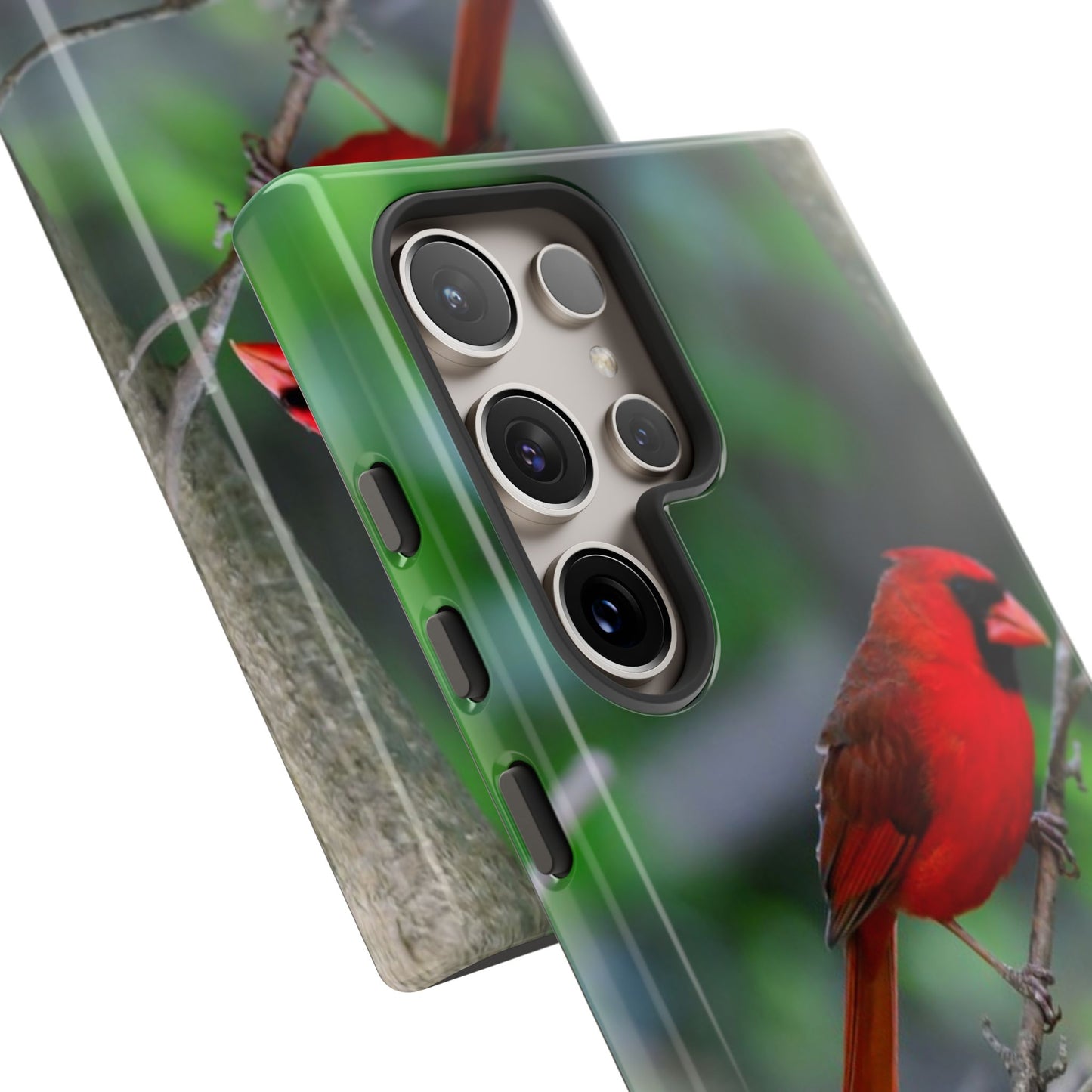 Phone Tough Case - Northern Cardinal 2 with Verse Psalm 30:11