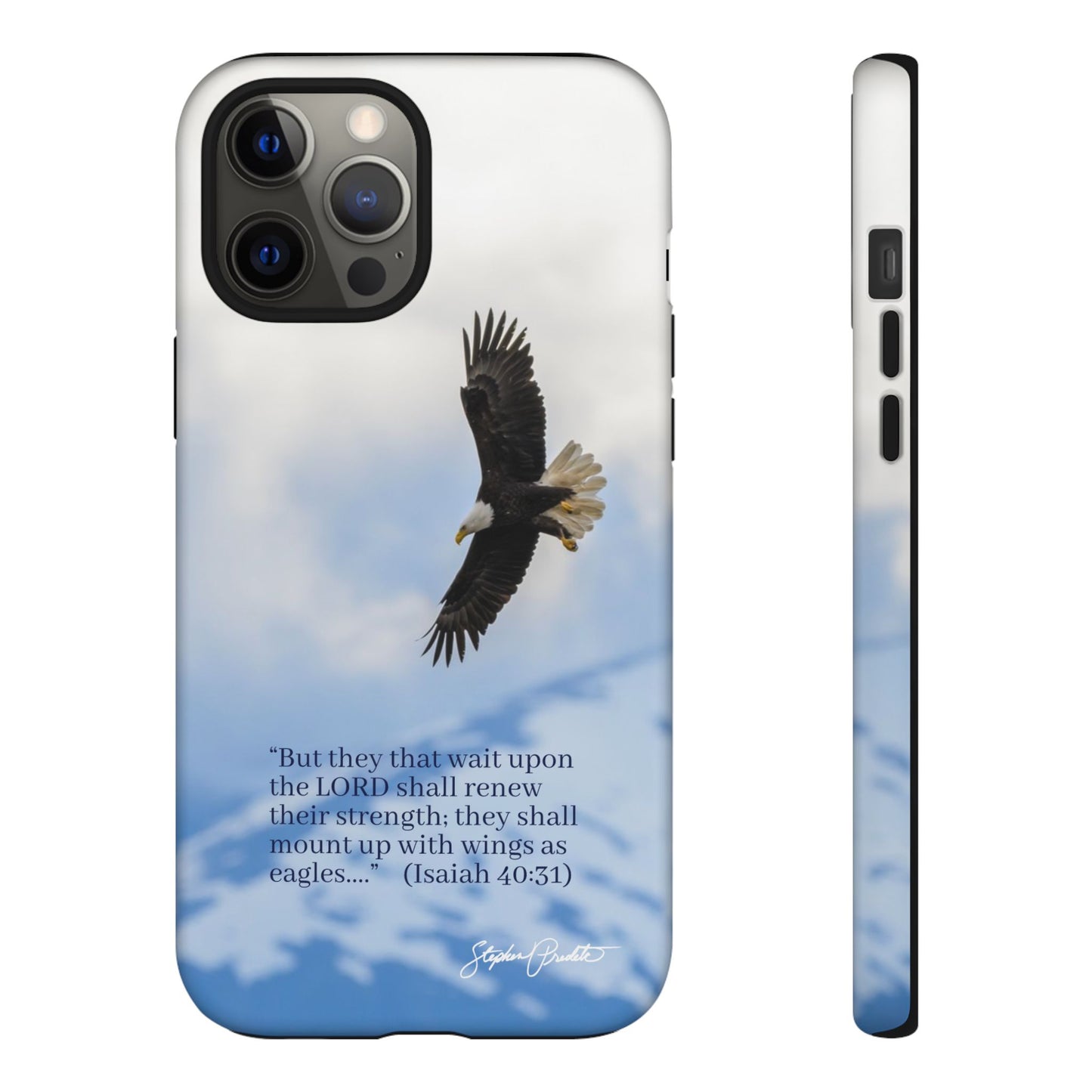 Phone Tough Case - Eagle Soaring in Alaska with Isaiah 40:31