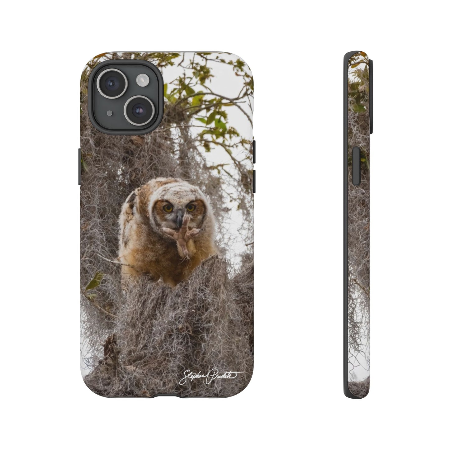 Phone Tough Case -- Great Horned Owlet "Baby Yoda"