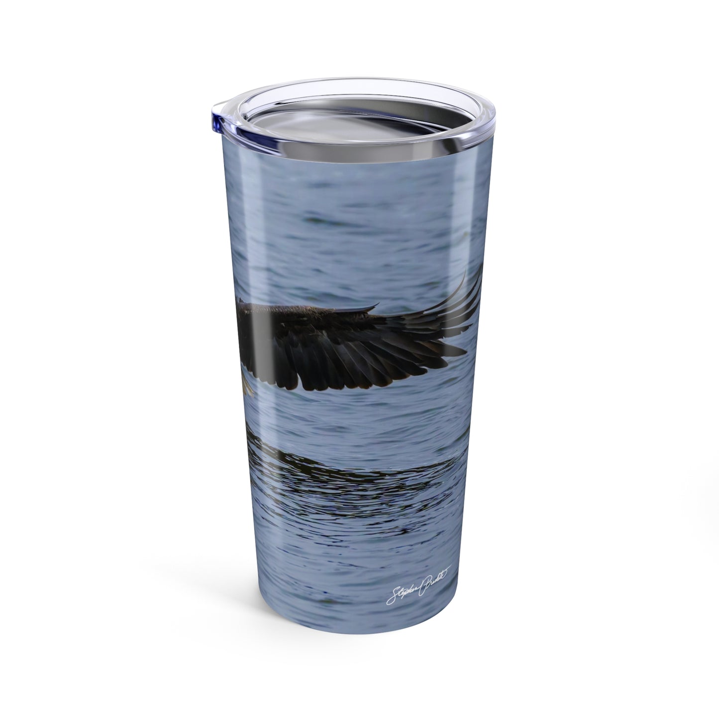 Tumbler 20oz -- Eagle Dive with Spread Wings