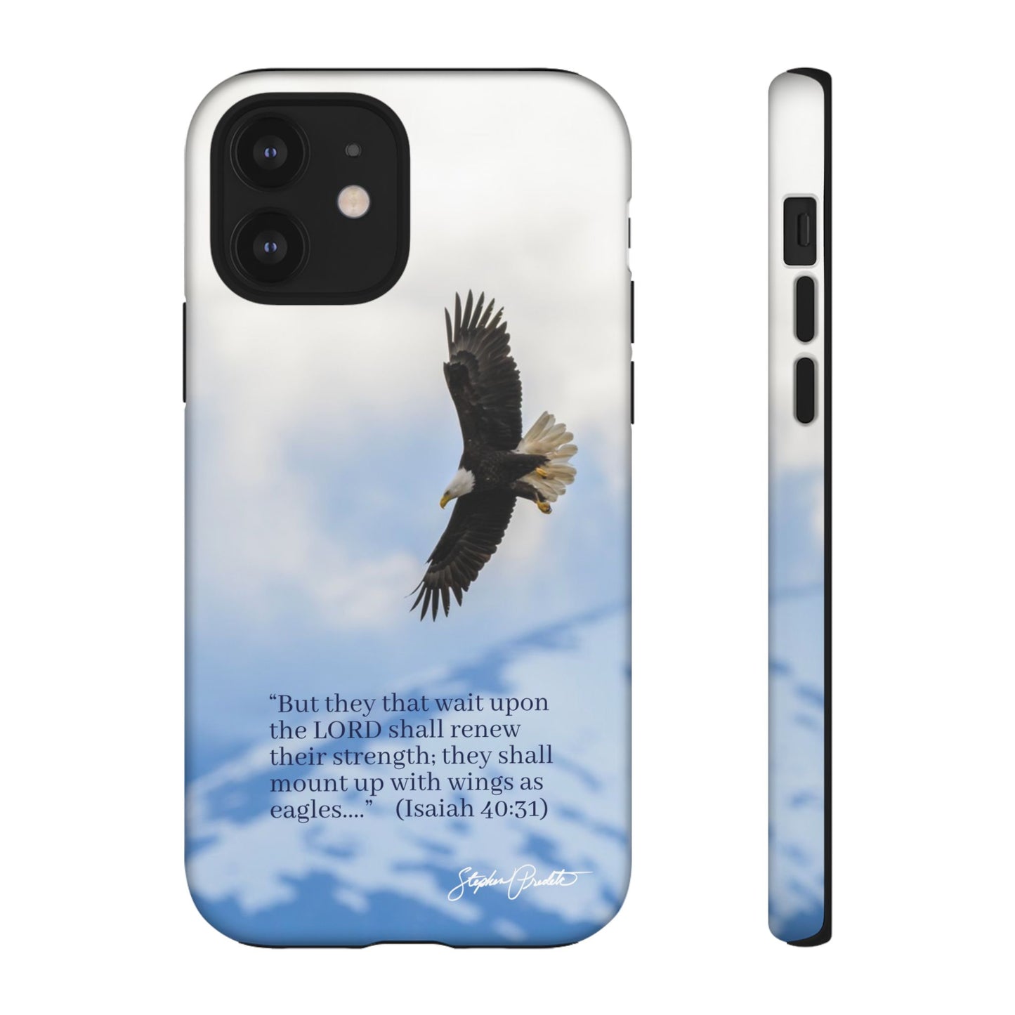 Phone Tough Case - Eagle Soaring in Alaska with Isaiah 40:31