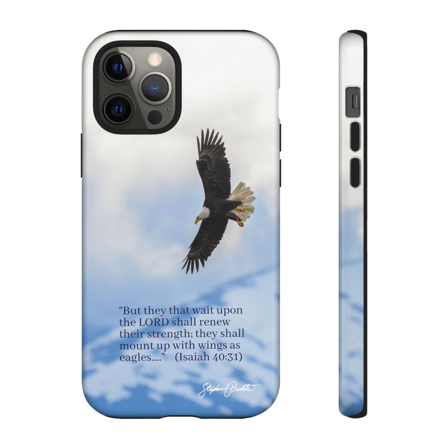 Phone Tough Case - Eagle Soaring in Alaska with Isaiah 40:31