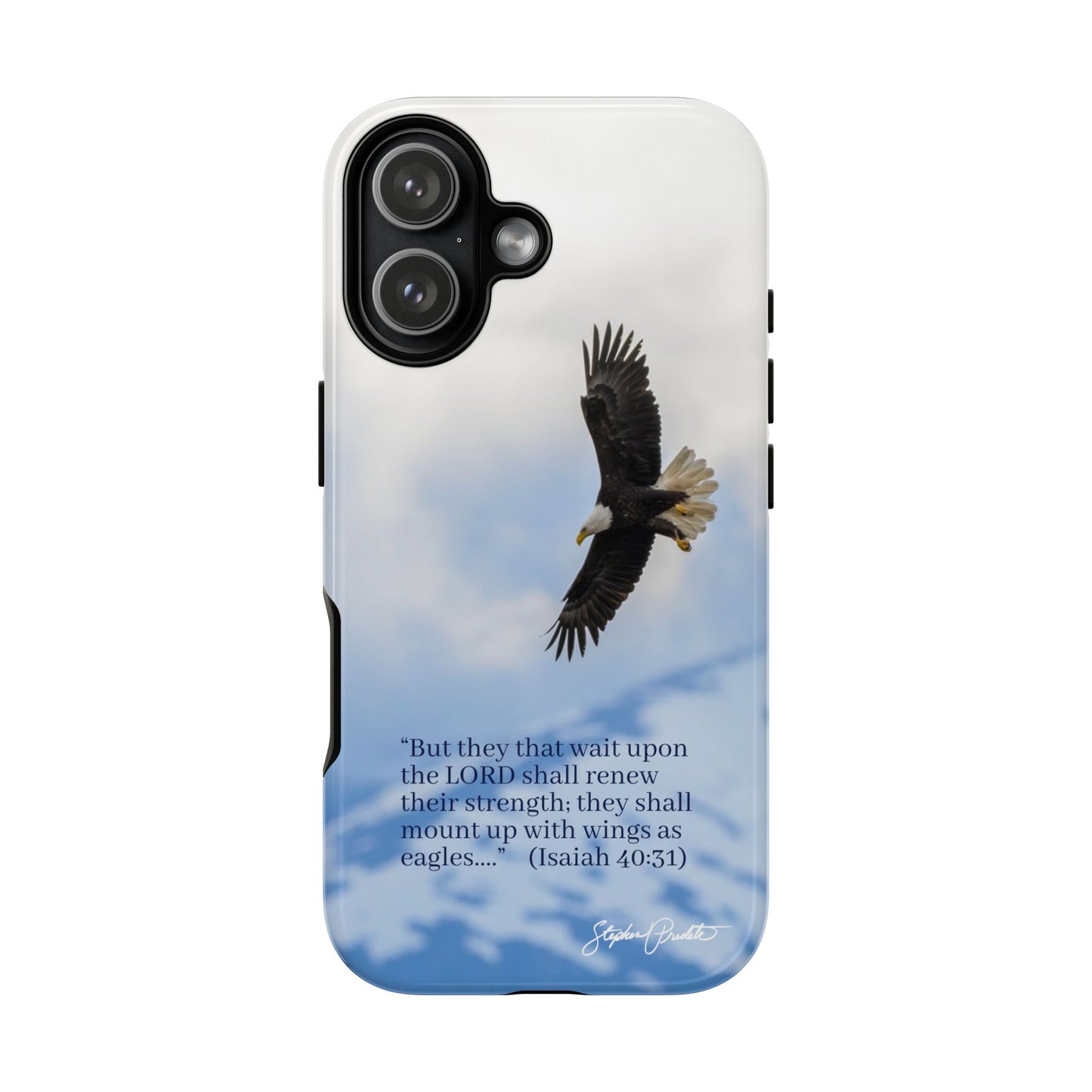 Phone Tough Case - Eagle Soaring in Alaska with Isaiah 40:31