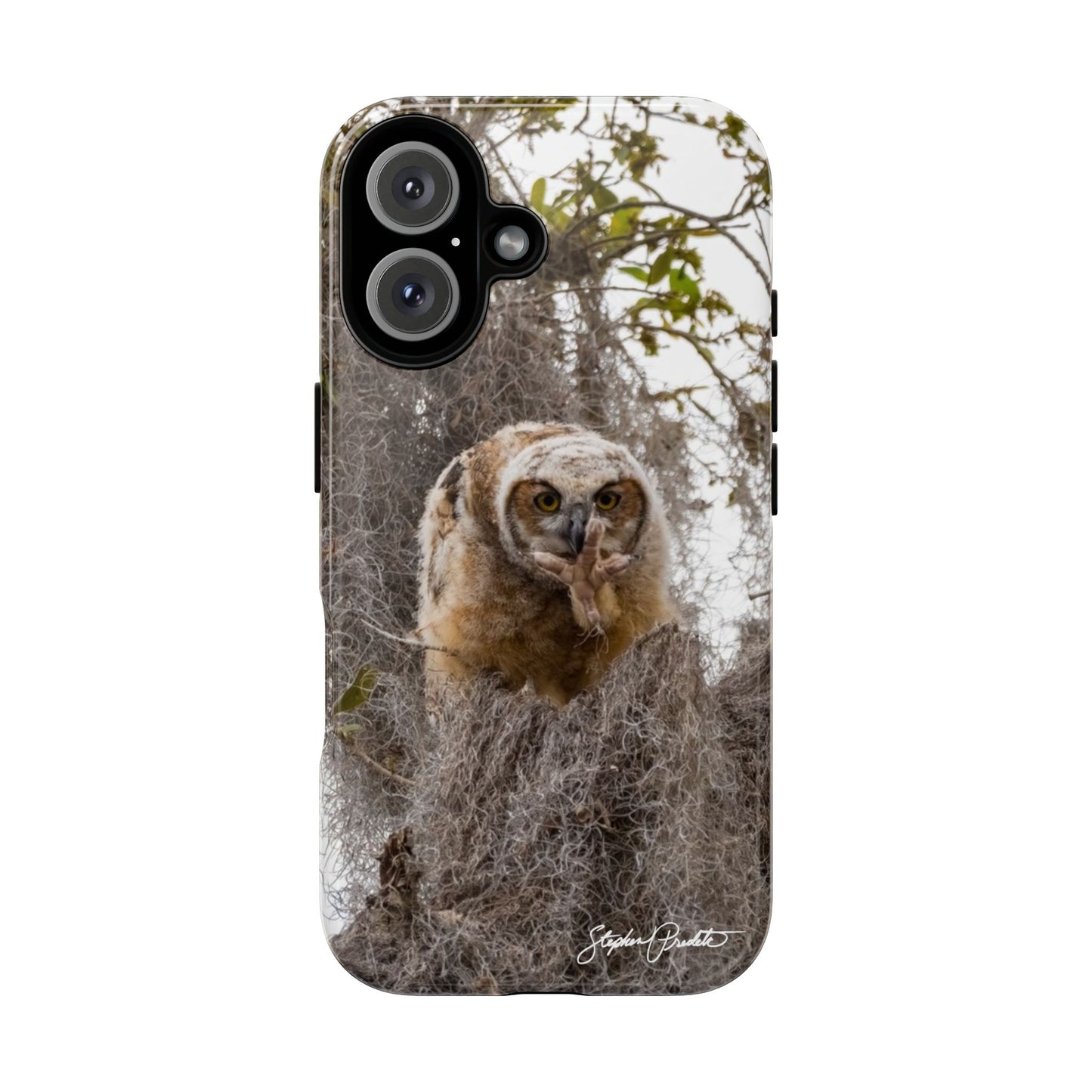 Phone Tough Case -- Great Horned Owlet "Baby Yoda"