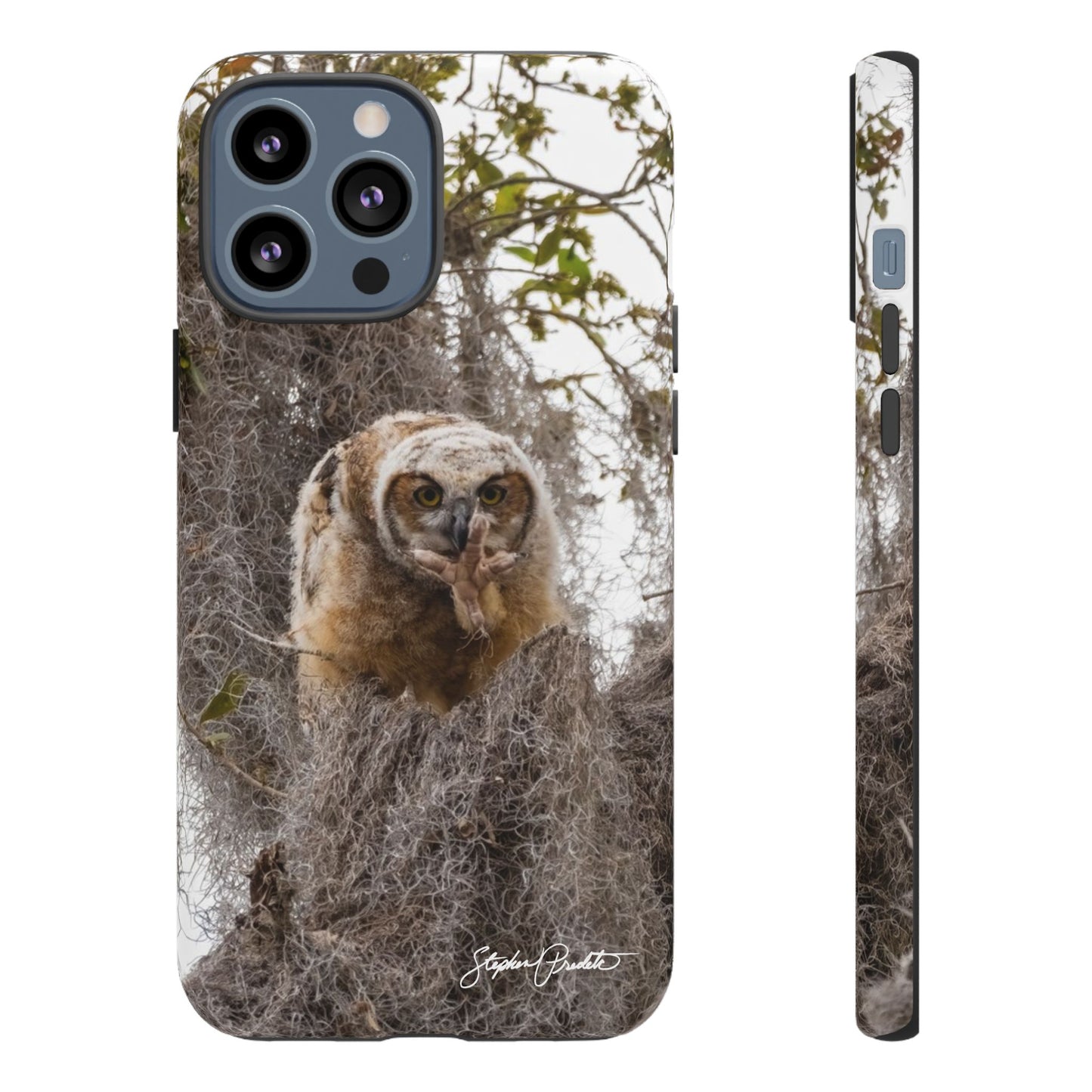 Phone Tough Case -- Great Horned Owlet "Baby Yoda"