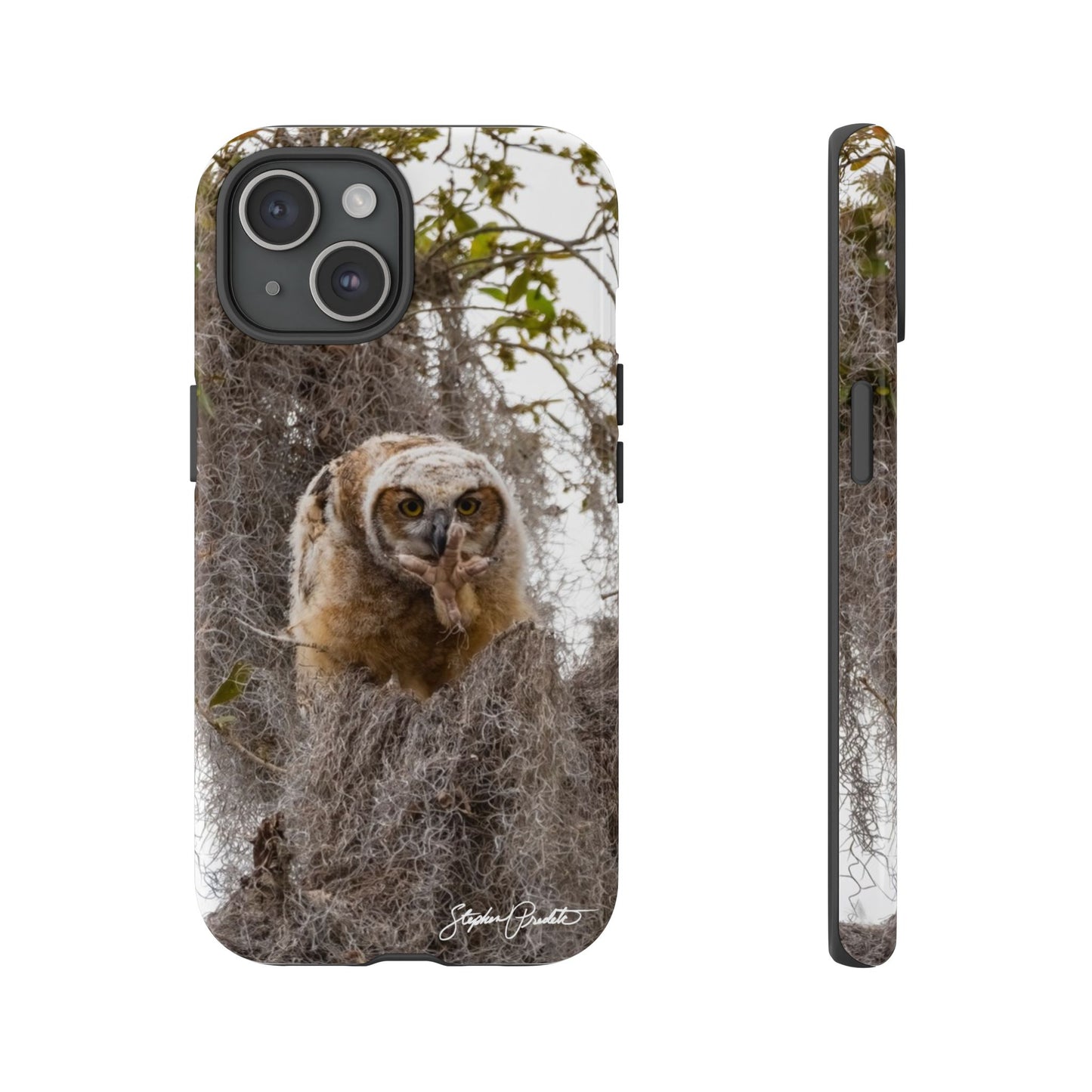 Phone Tough Case -- Great Horned Owlet "Baby Yoda"