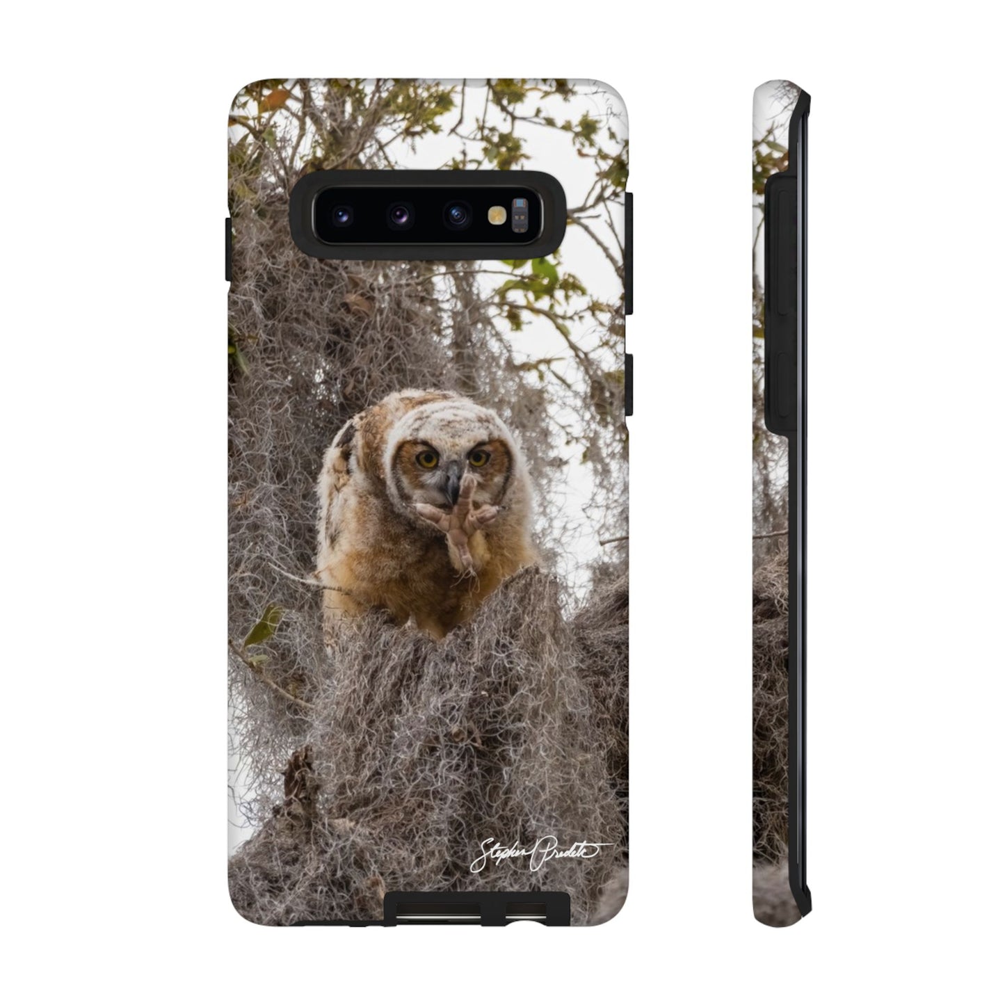 Phone Tough Case -- Great Horned Owlet "Baby Yoda"