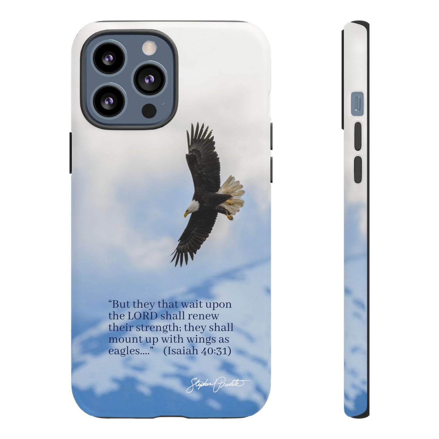Phone Tough Case - Eagle Soaring in Alaska with Isaiah 40:31