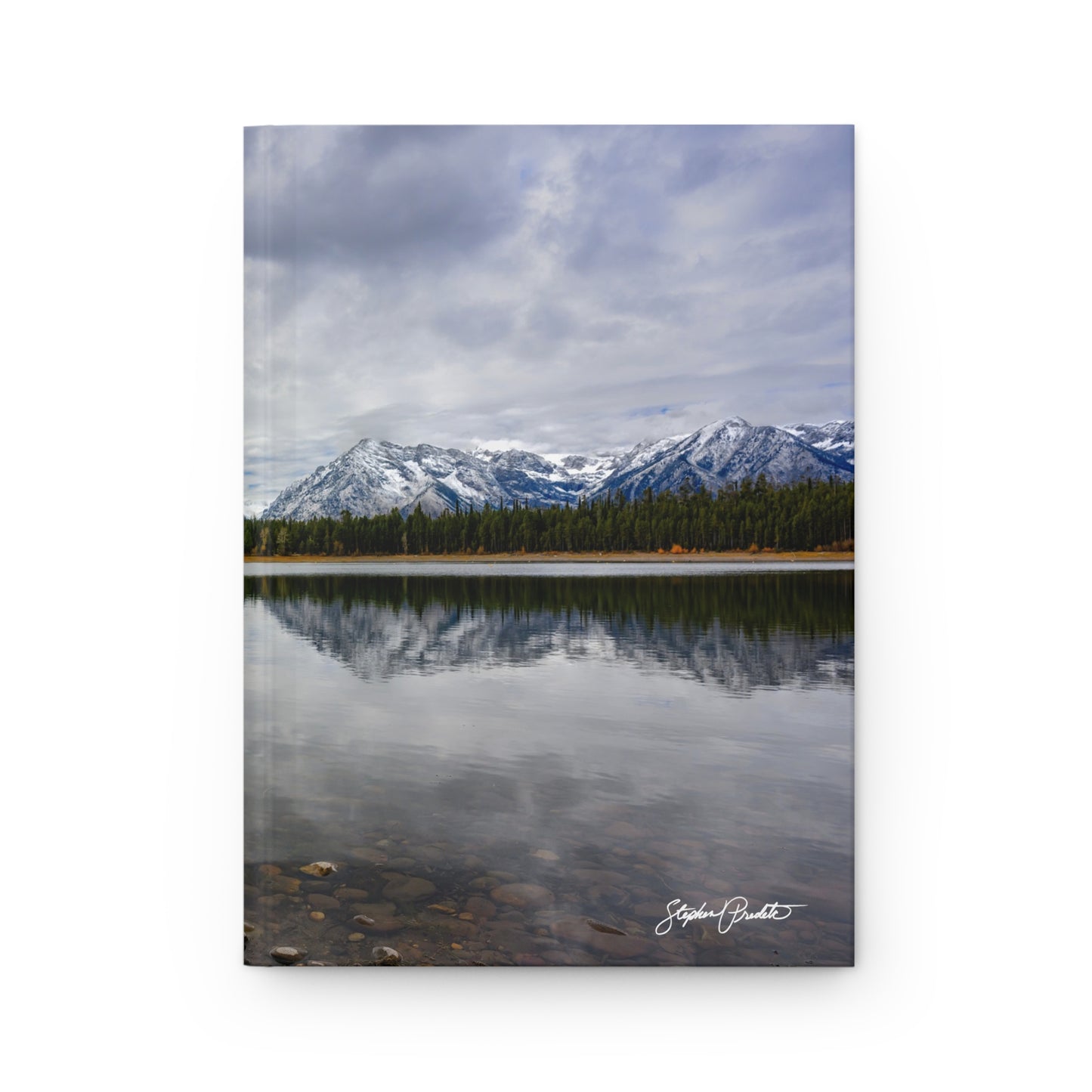 Hardcover Journal (Matte Finish) – Grand Teton Mountain Reflections