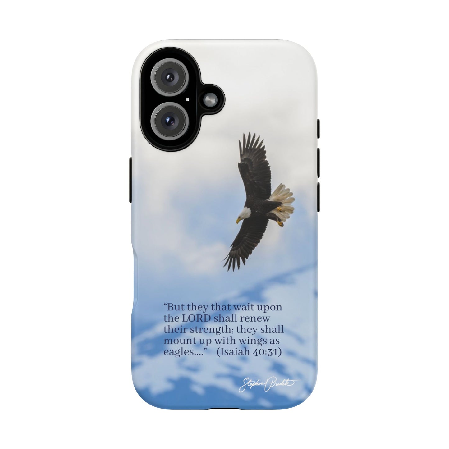 Phone Tough Case - Eagle Soaring in Alaska with Isaiah 40:31