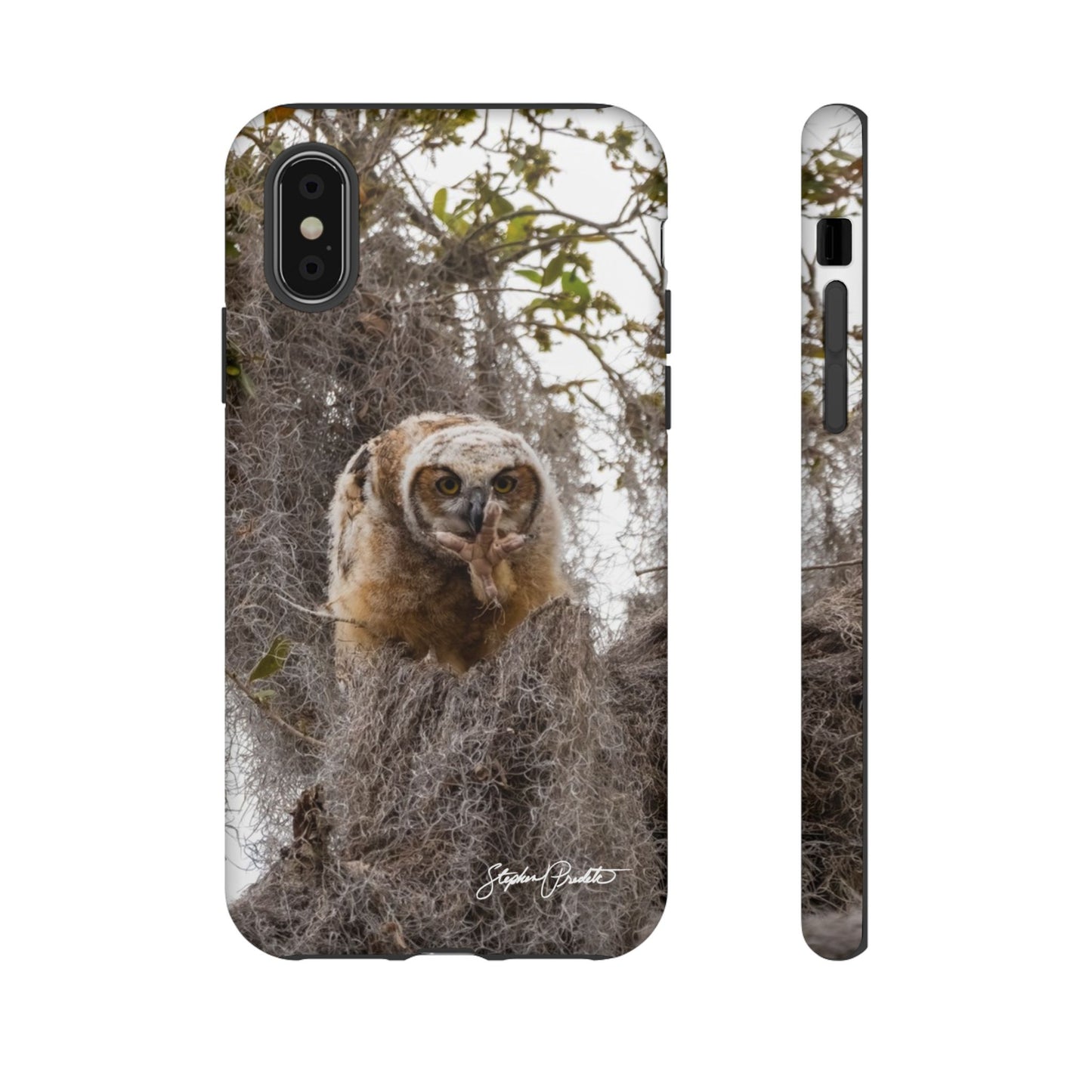 Phone Tough Case -- Great Horned Owlet "Baby Yoda"