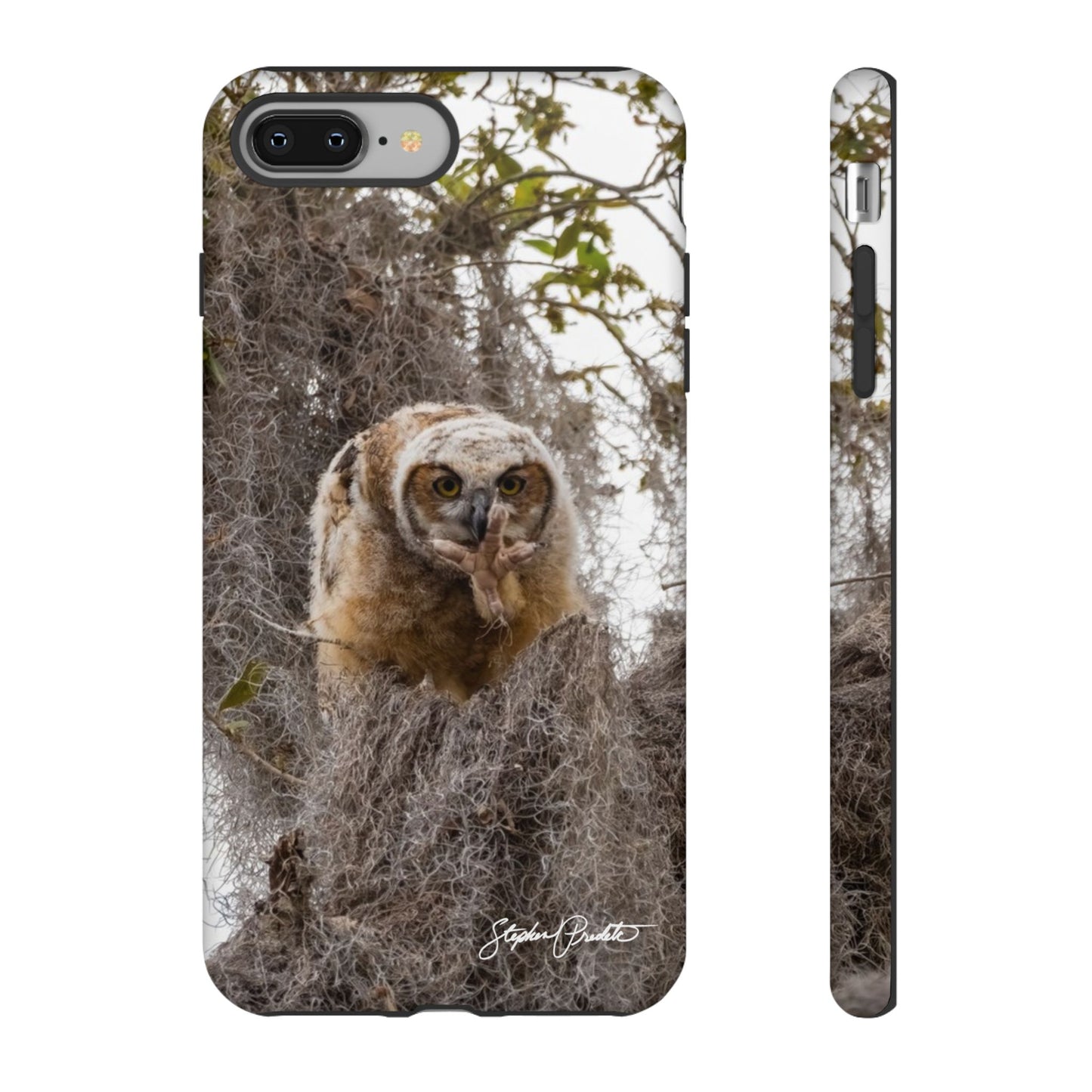 Phone Tough Case -- Great Horned Owlet "Baby Yoda"