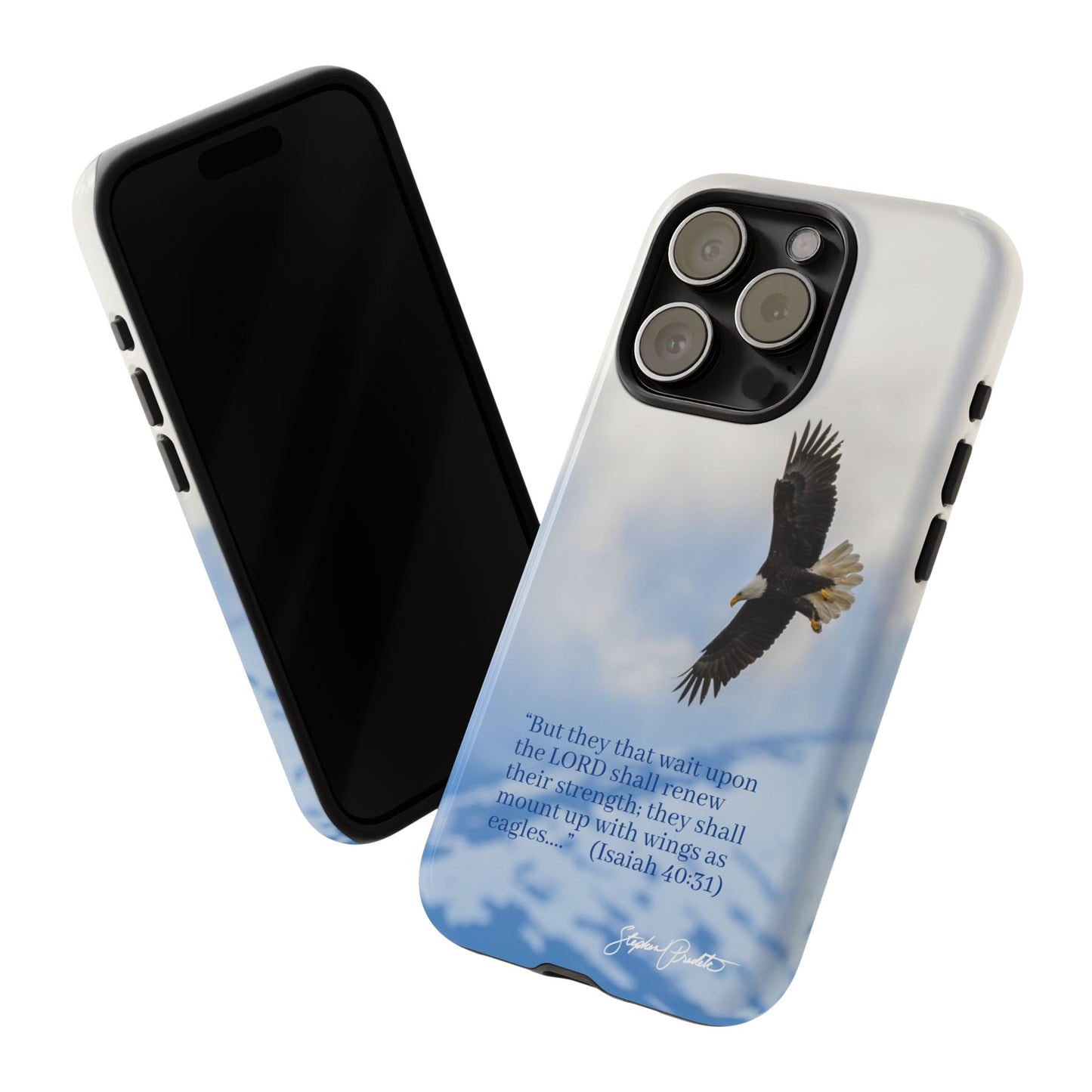 Phone Tough Case - Eagle Soaring in Alaska with Isaiah 40:31