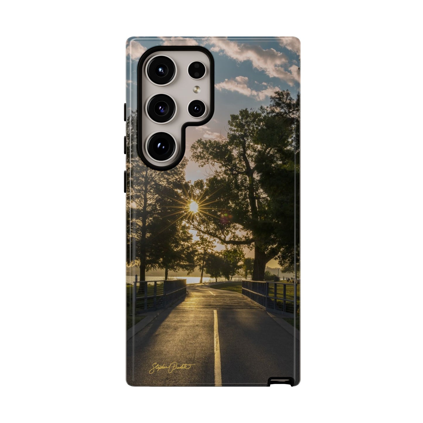 Phone Tough Case - Sunrise on the Running Path at White Rock Lake