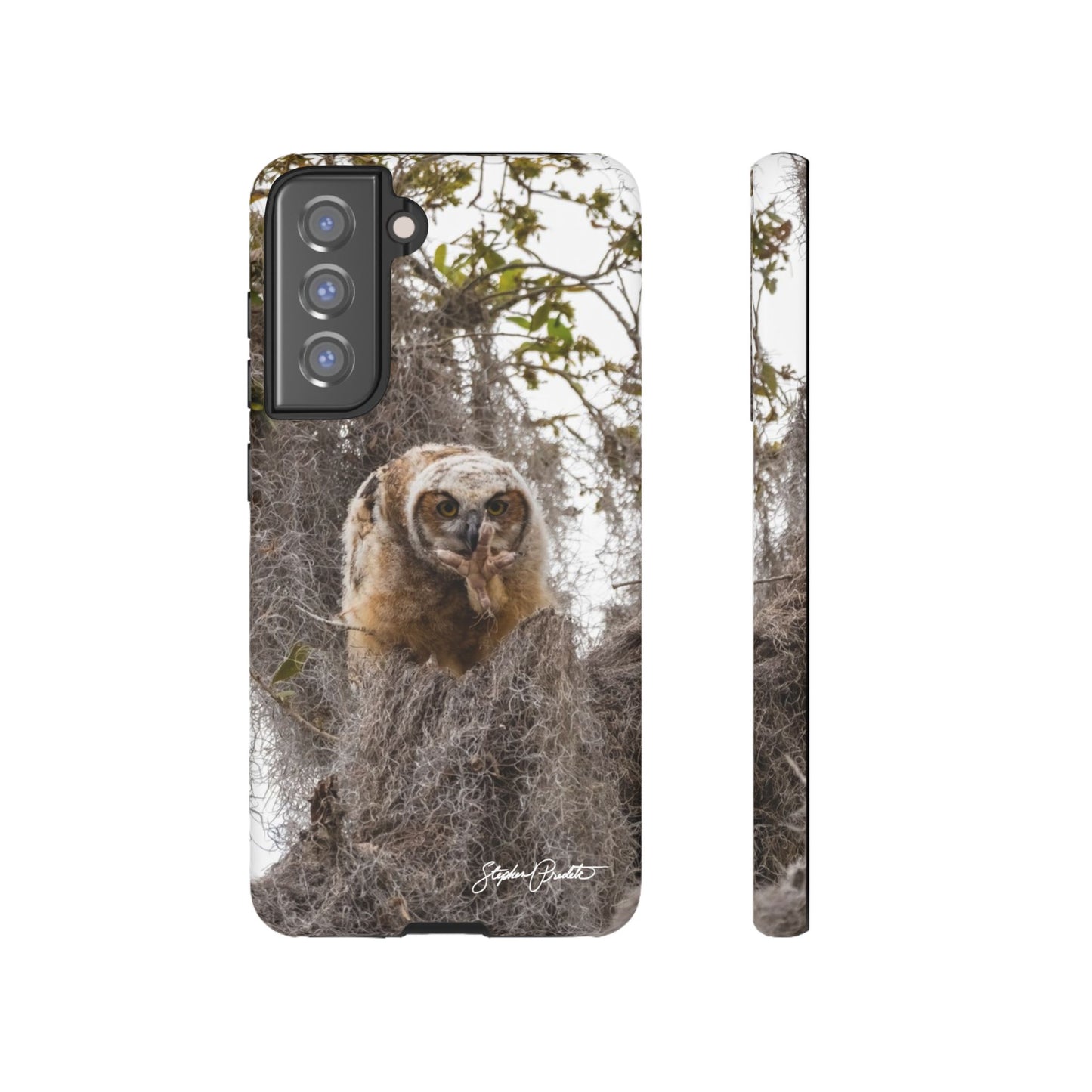 Phone Tough Case -- Great Horned Owlet "Baby Yoda"