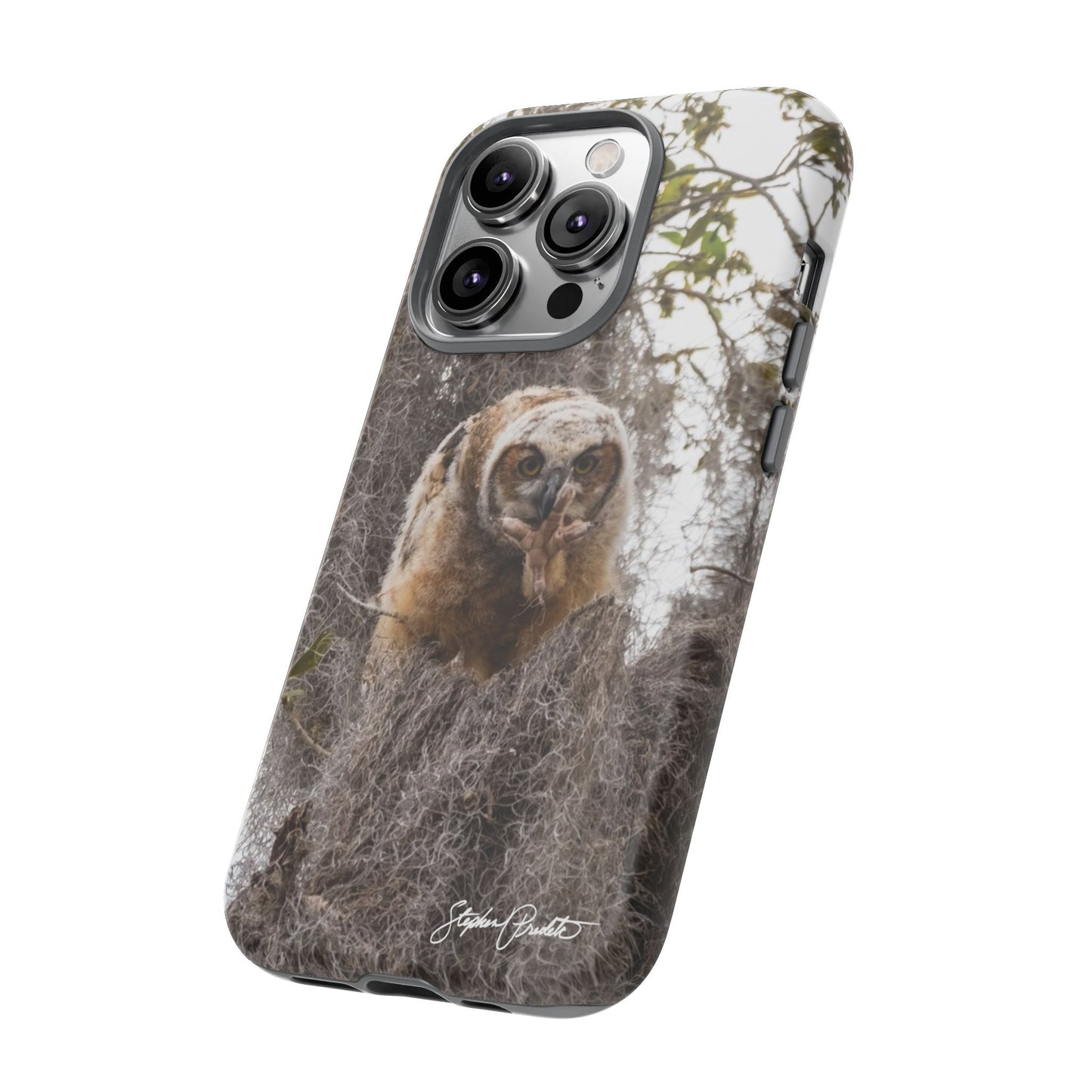 Phone Tough Case -- Great Horned Owlet "Baby Yoda"