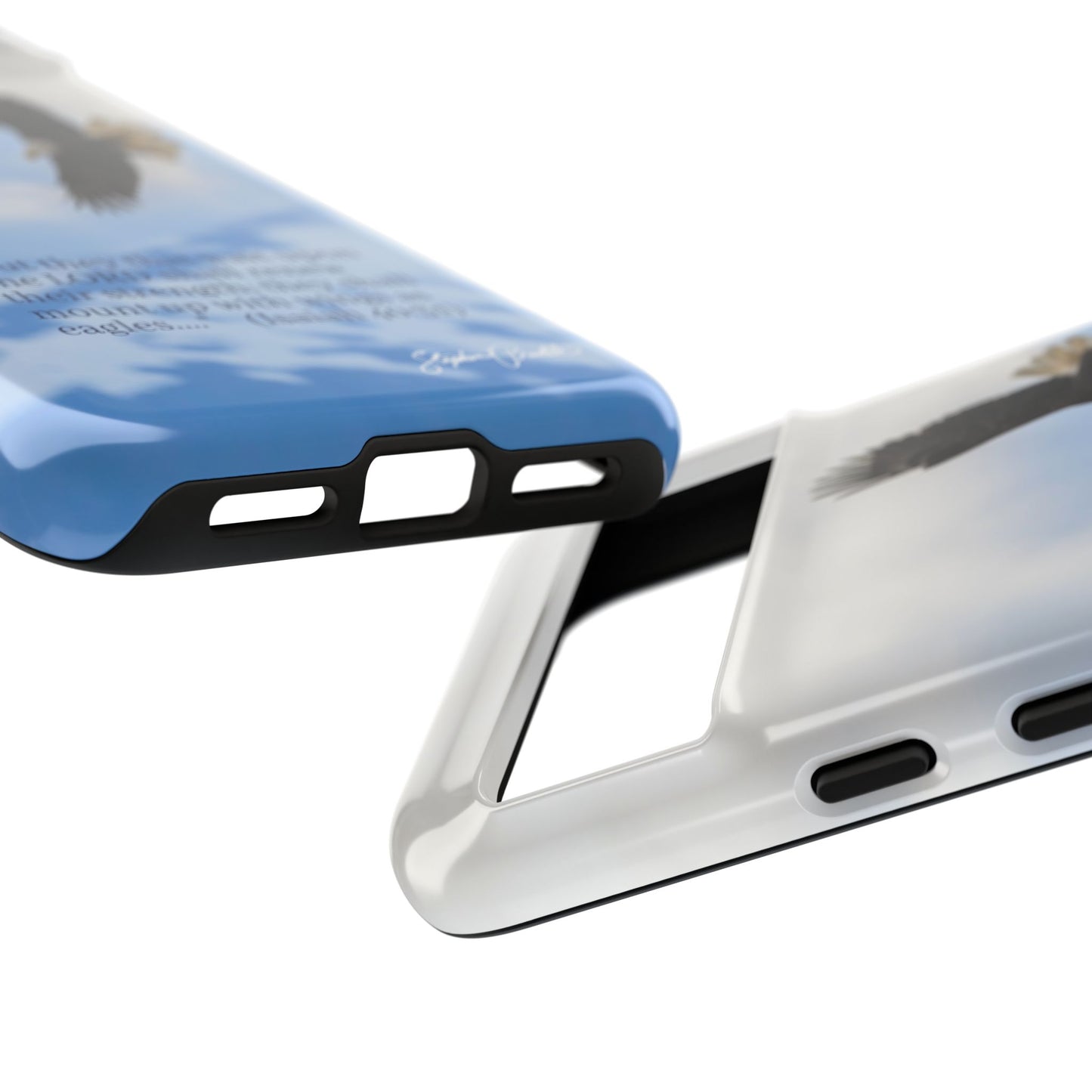 Phone Tough Case - Eagle Soaring in Alaska with Isaiah 40:31