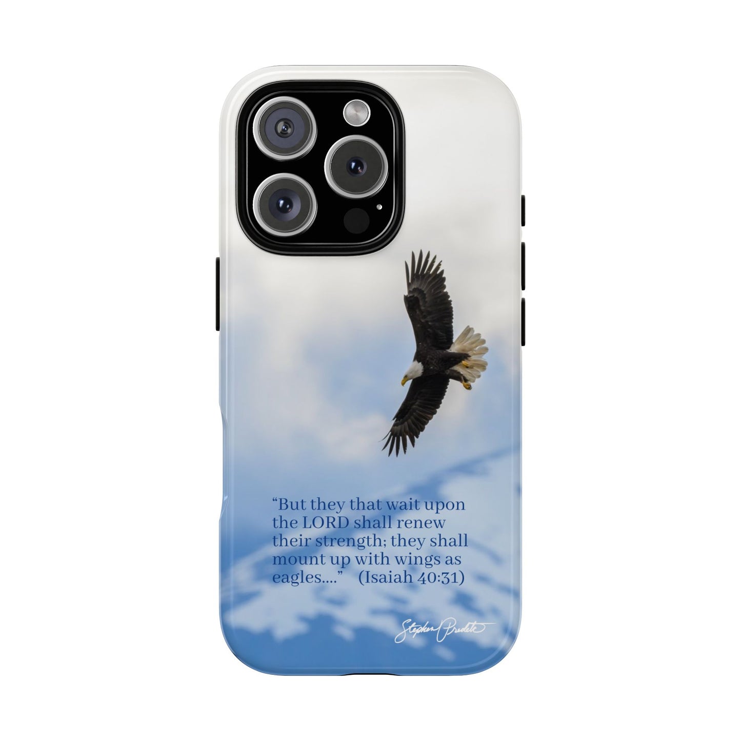 Phone Tough Case - Eagle Soaring in Alaska with Isaiah 40:31