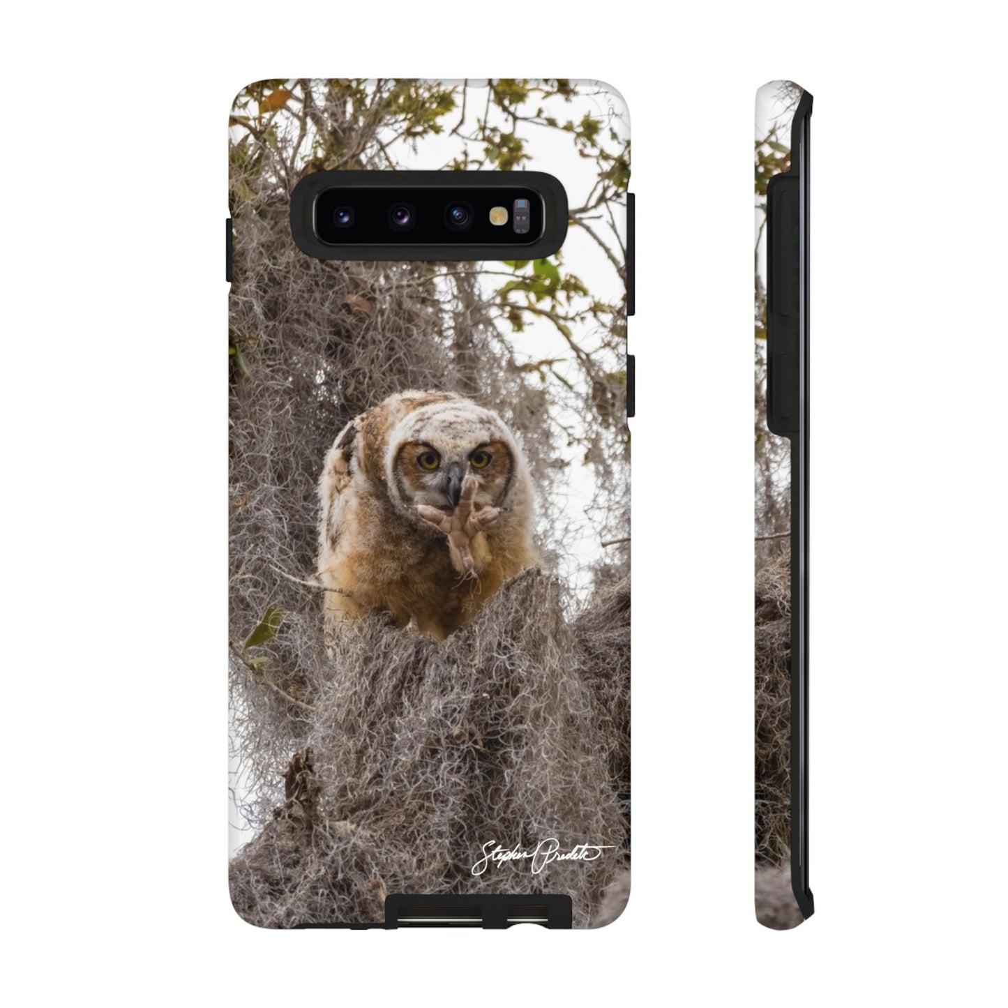 Phone Tough Case -- Great Horned Owlet "Baby Yoda"