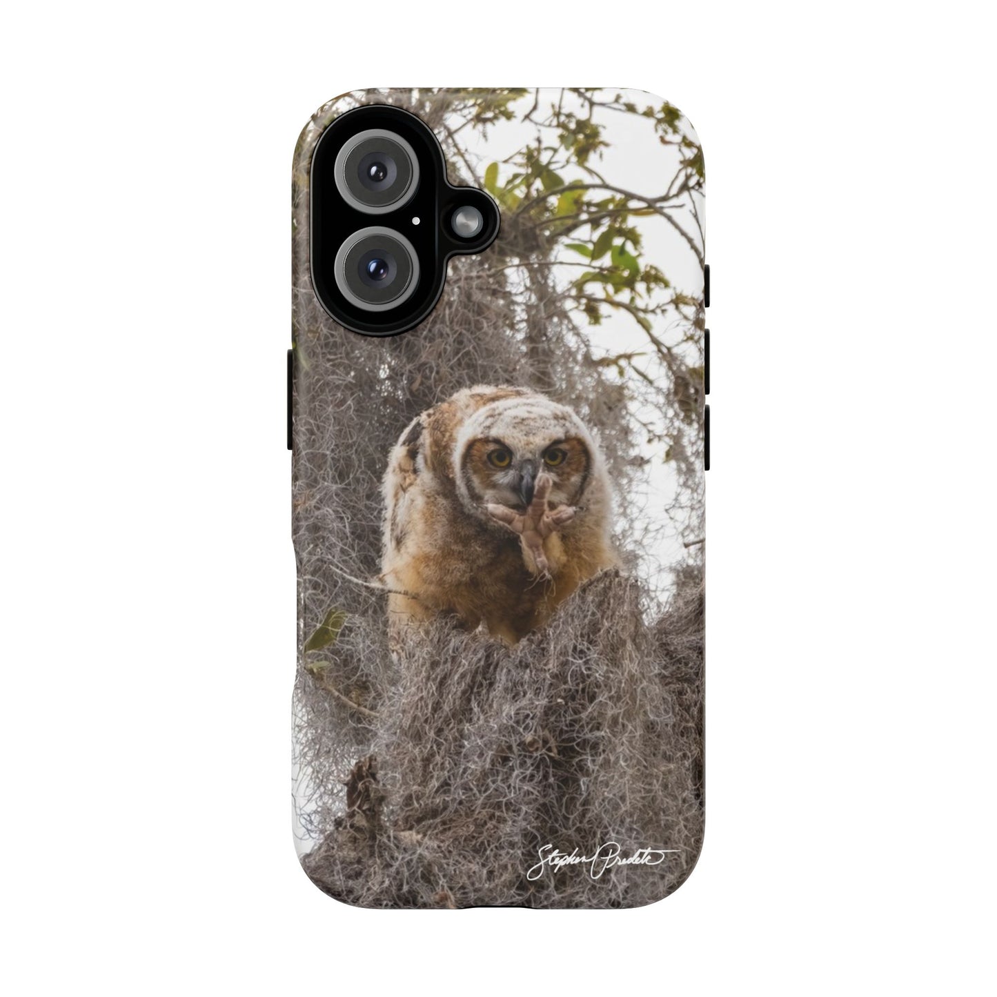 Phone Tough Case -- Great Horned Owlet "Baby Yoda"