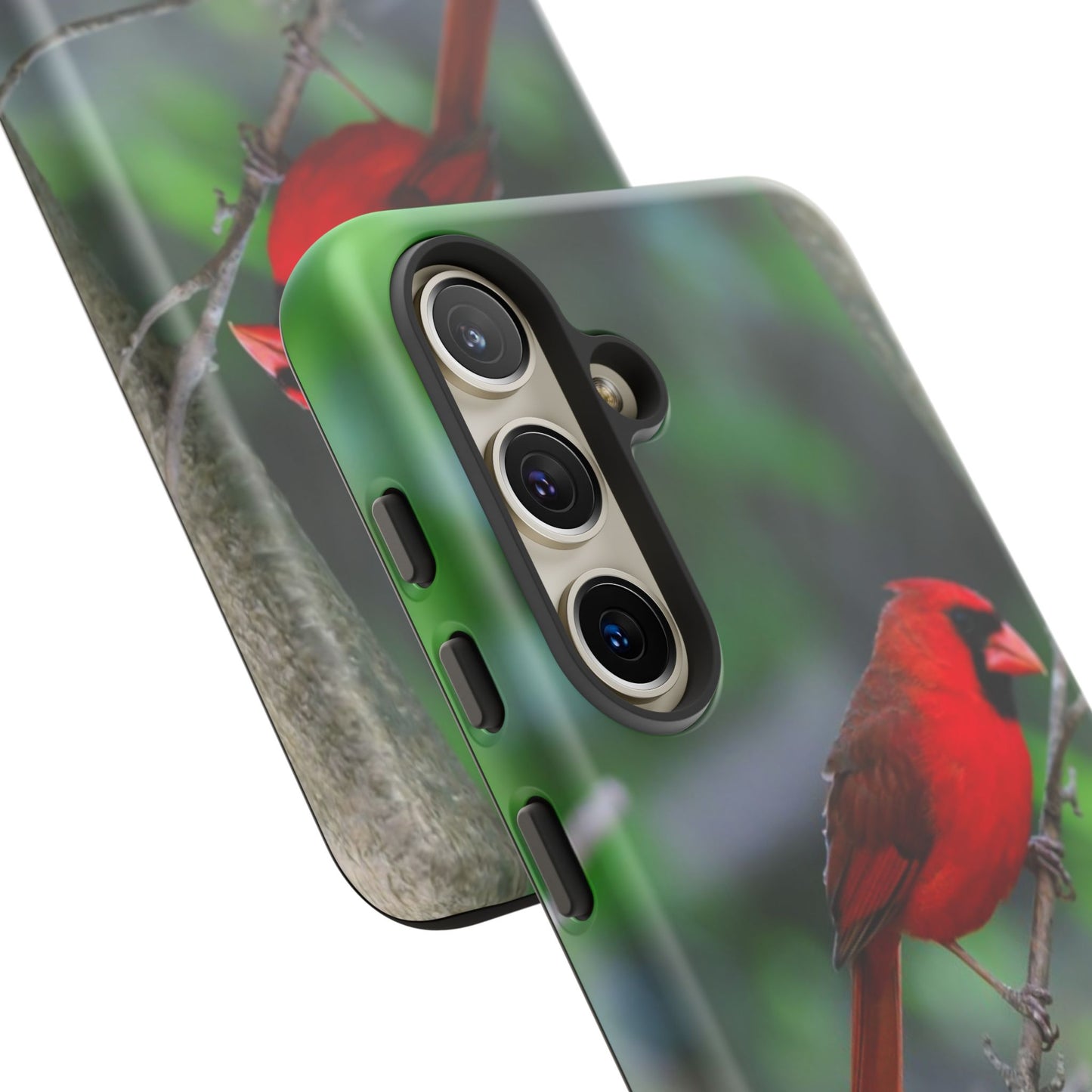 Phone Tough Case - Northern Cardinal 2 with Verse Psalm 30:11