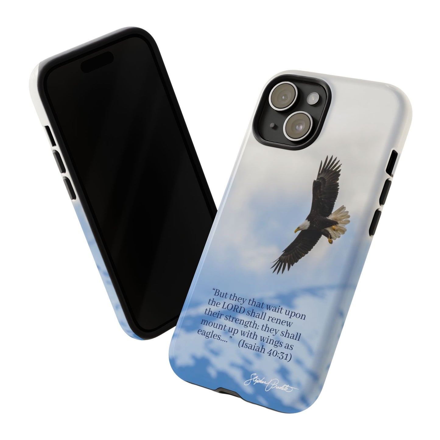 Phone Tough Case - Eagle Soaring in Alaska with Isaiah 40:31