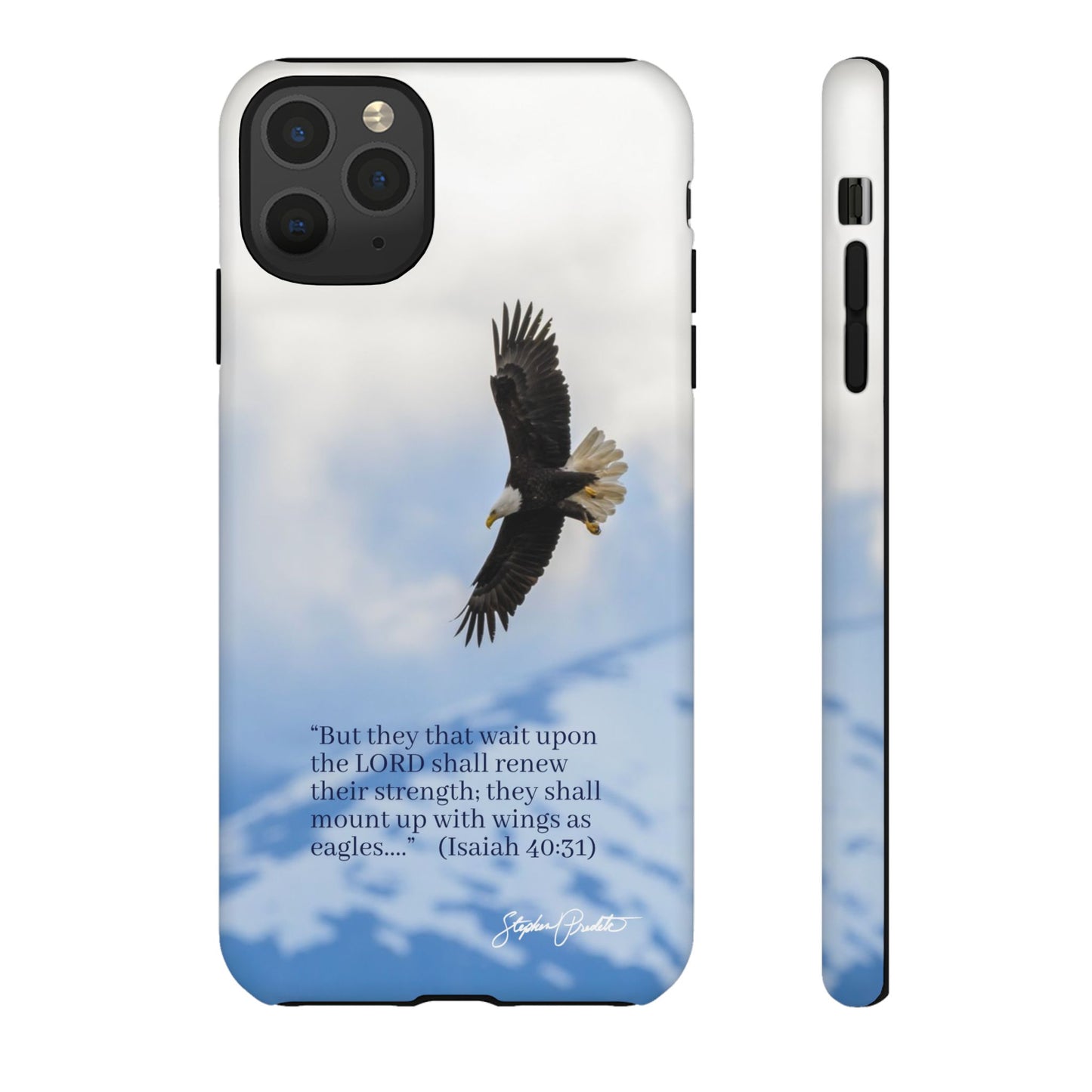 Phone Tough Case - Eagle Soaring in Alaska with Isaiah 40:31