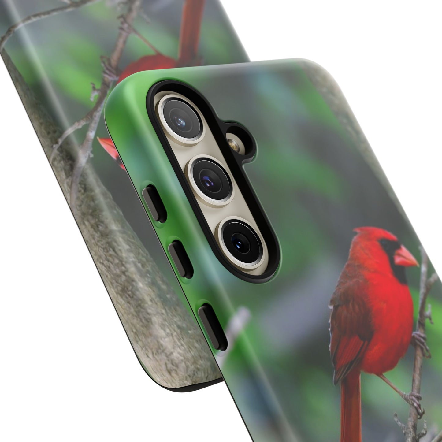 Phone Tough Case - Northern Cardinal 2 with Verse Psalm 30:11