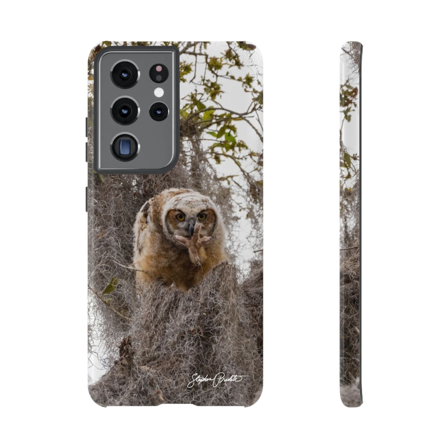 Phone Tough Case -- Great Horned Owlet "Baby Yoda"