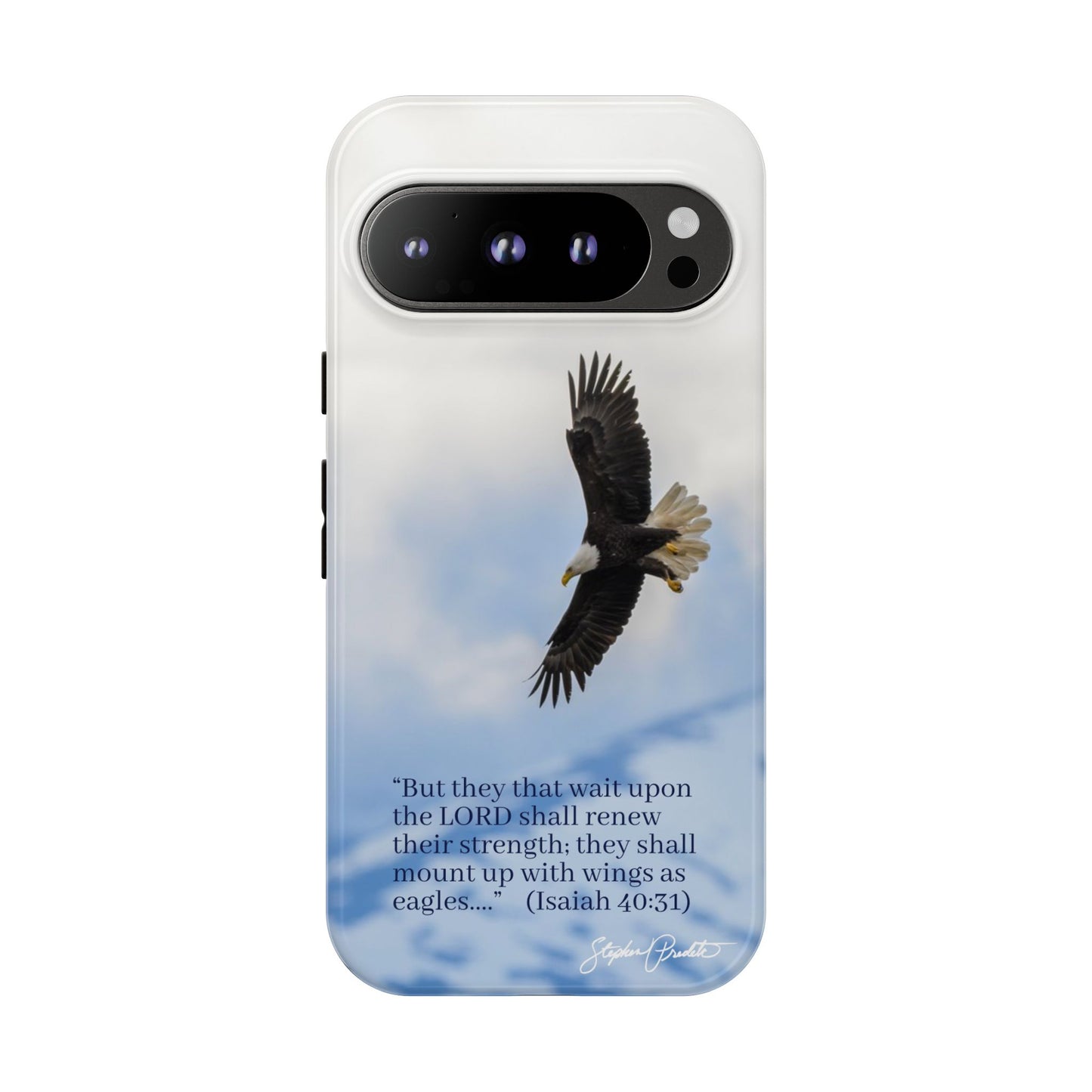 Phone Tough Case - Eagle Soaring in Alaska with Isaiah 40:31