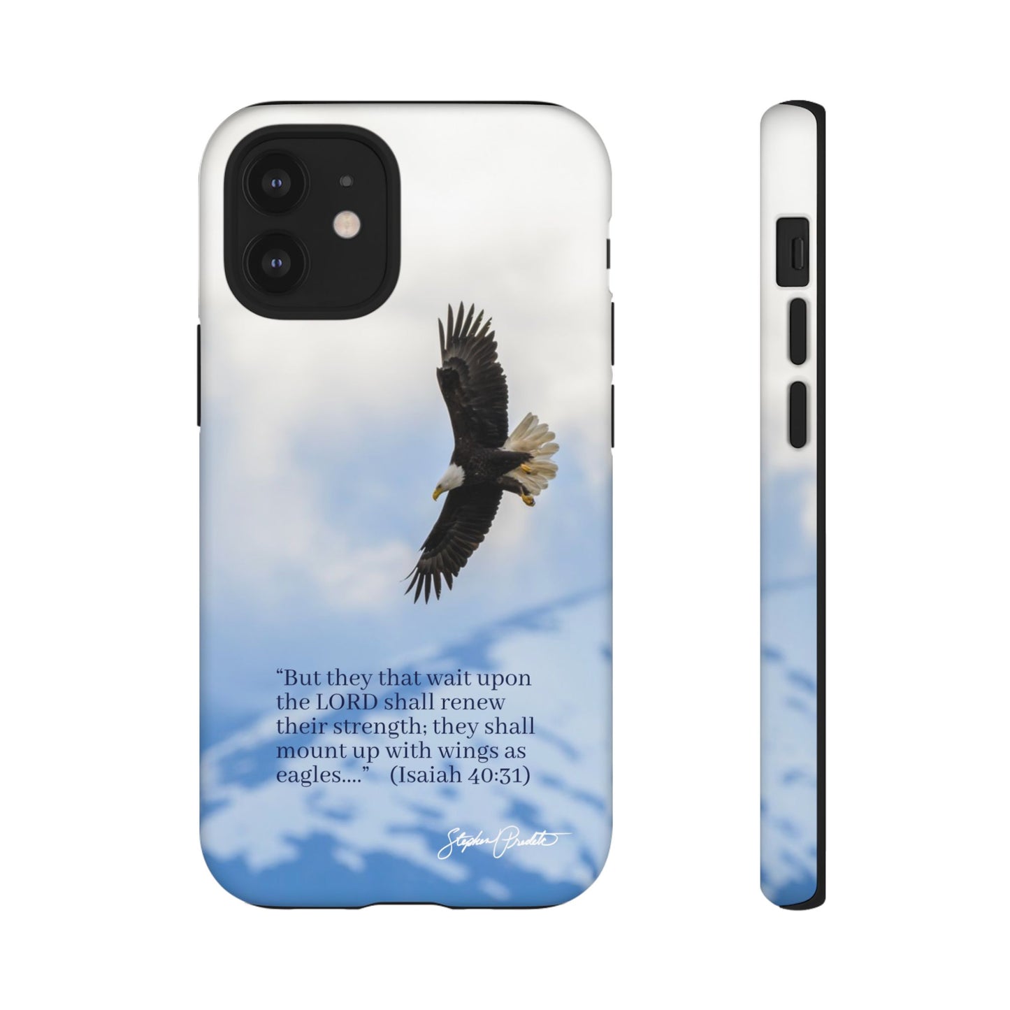 Phone Tough Case - Eagle Soaring in Alaska with Isaiah 40:31