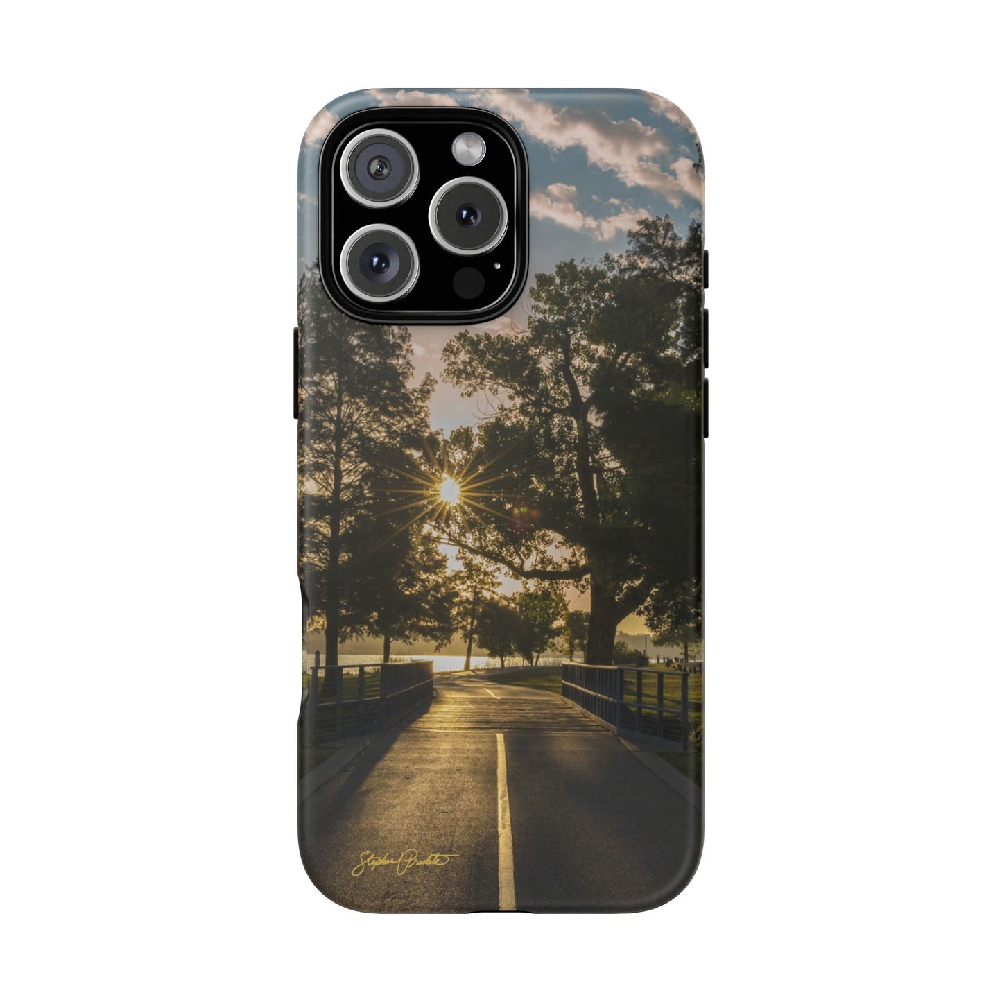 Phone Tough Case - Sunrise on the Running Path at White Rock Lake