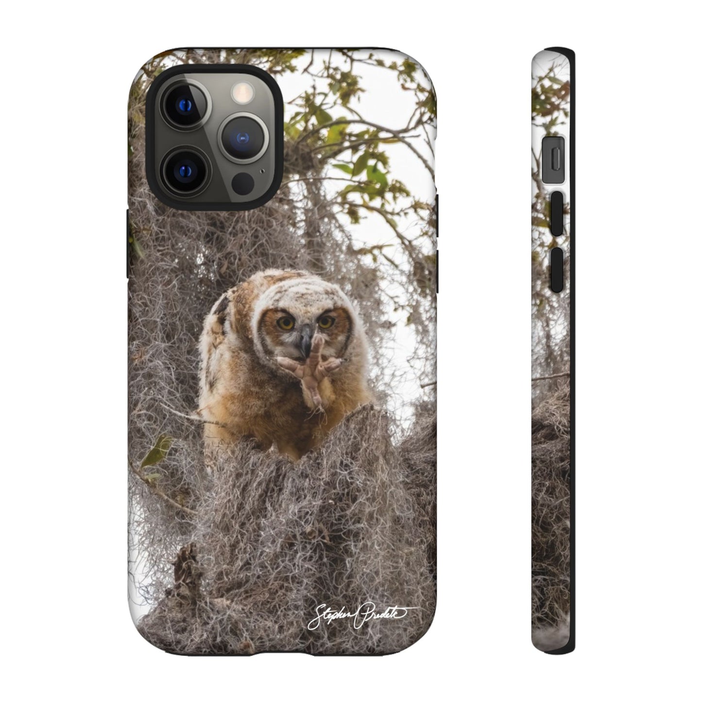 Phone Tough Case -- Great Horned Owlet "Baby Yoda"