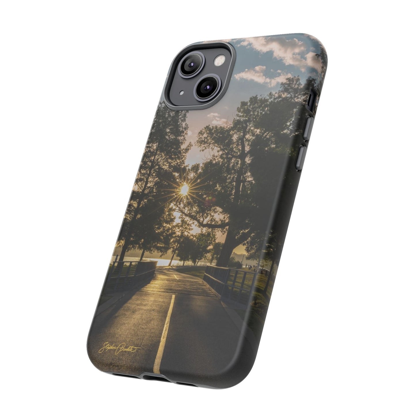 Phone Tough Case - Sunrise on the Running Path at White Rock Lake