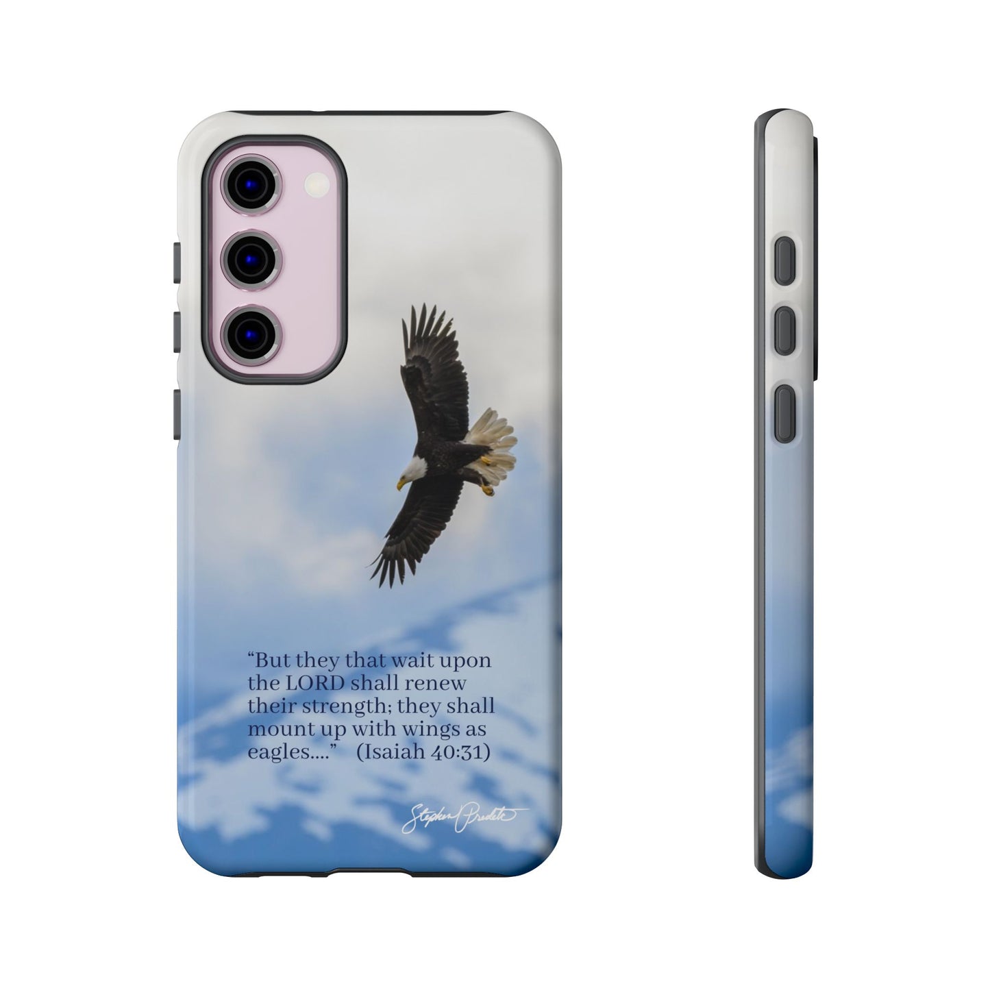 Phone Tough Case - Eagle Soaring in Alaska with Isaiah 40:31