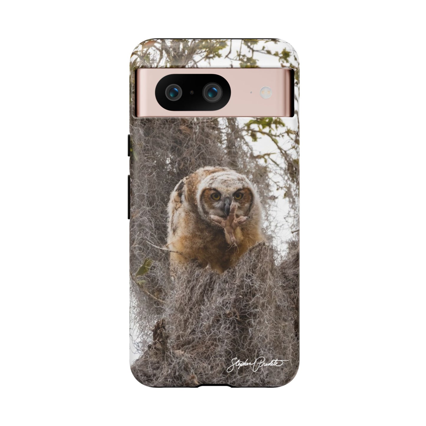 Phone Tough Case -- Great Horned Owlet "Baby Yoda"