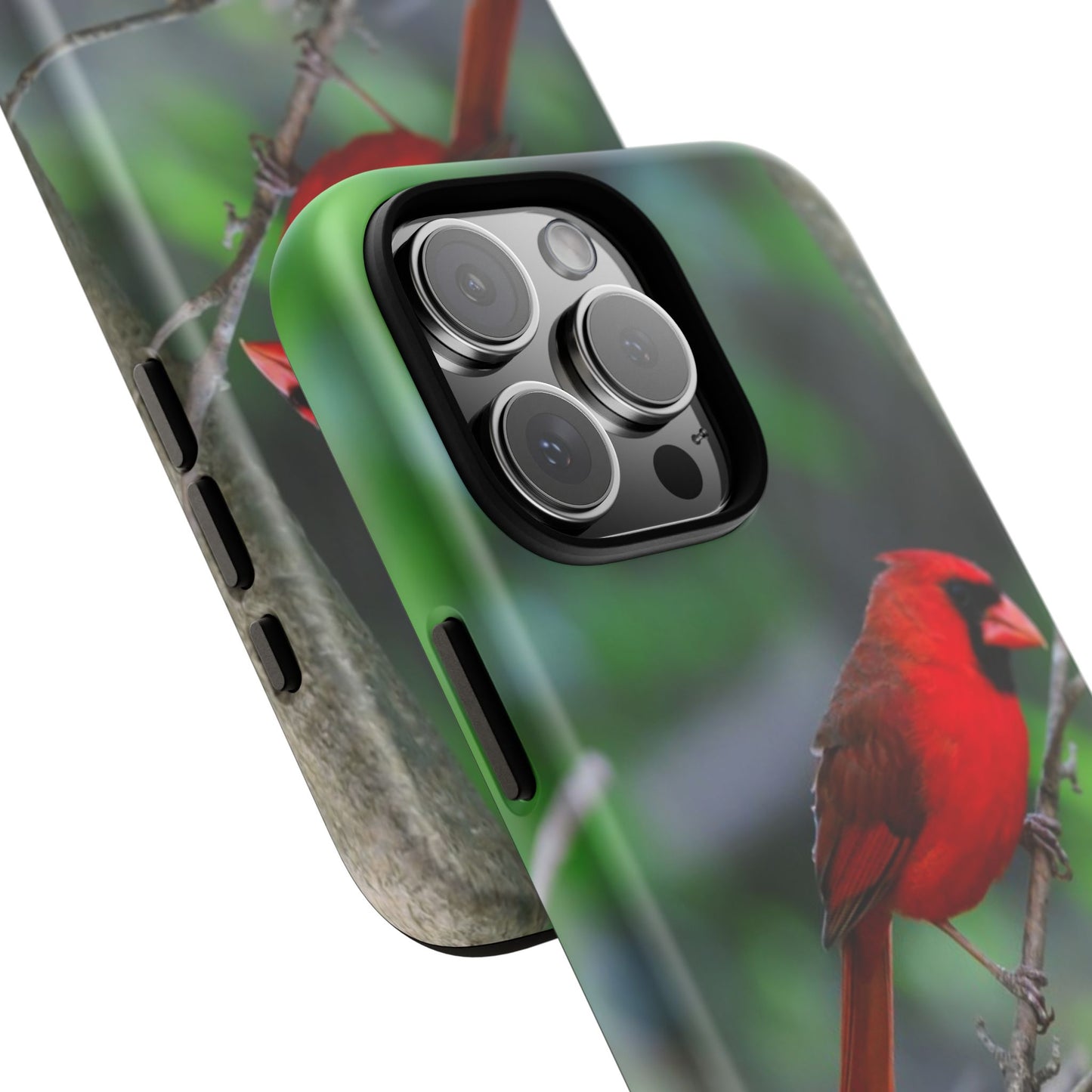 Phone Tough Case - Northern Cardinal 2 with Verse Psalm 30:11