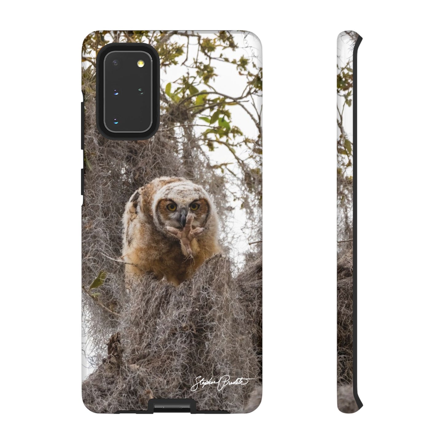 Phone Tough Case -- Great Horned Owlet "Baby Yoda"