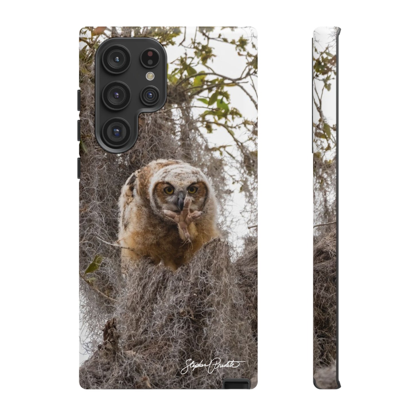 Phone Tough Case -- Great Horned Owlet "Baby Yoda"